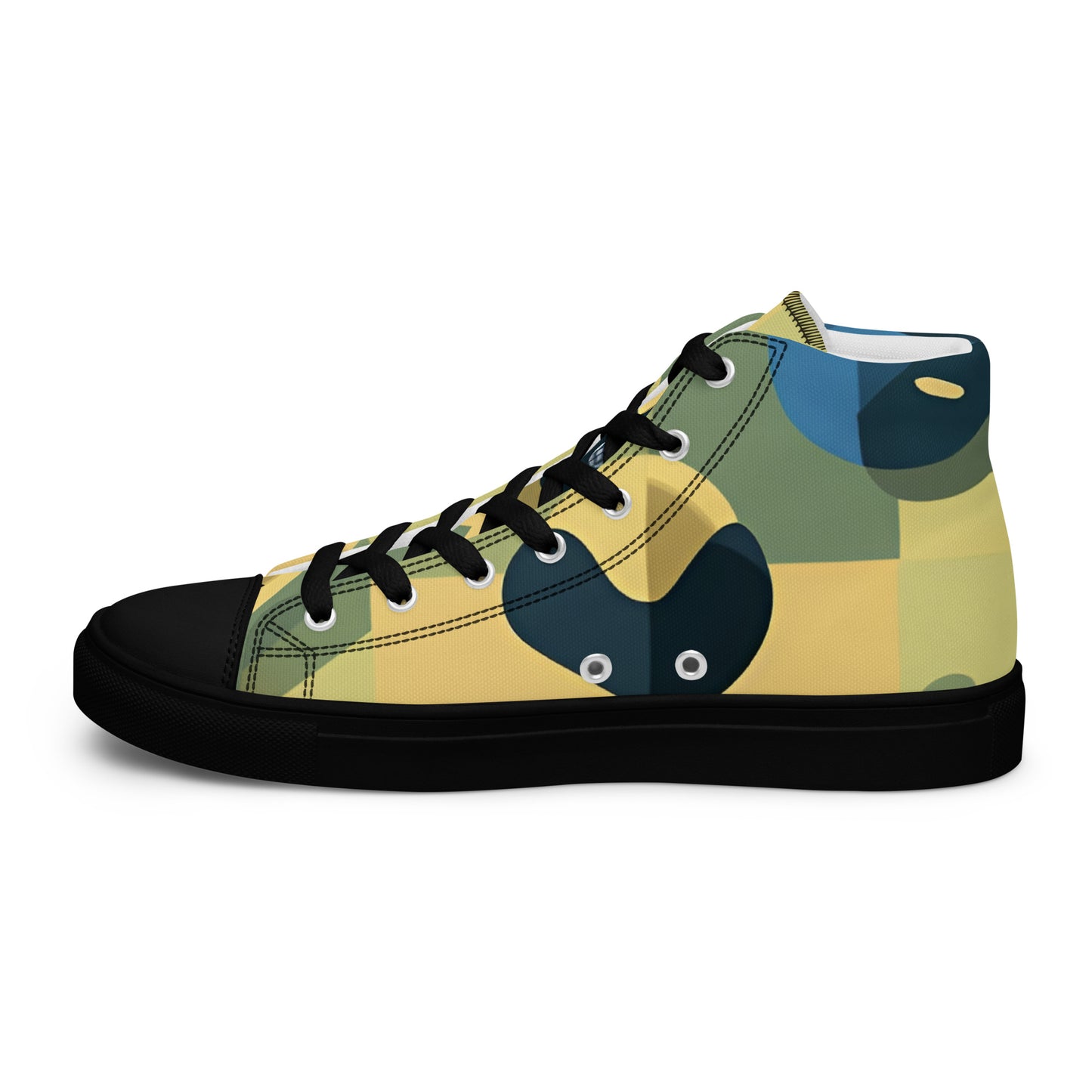 Men’s high top canvas shoes