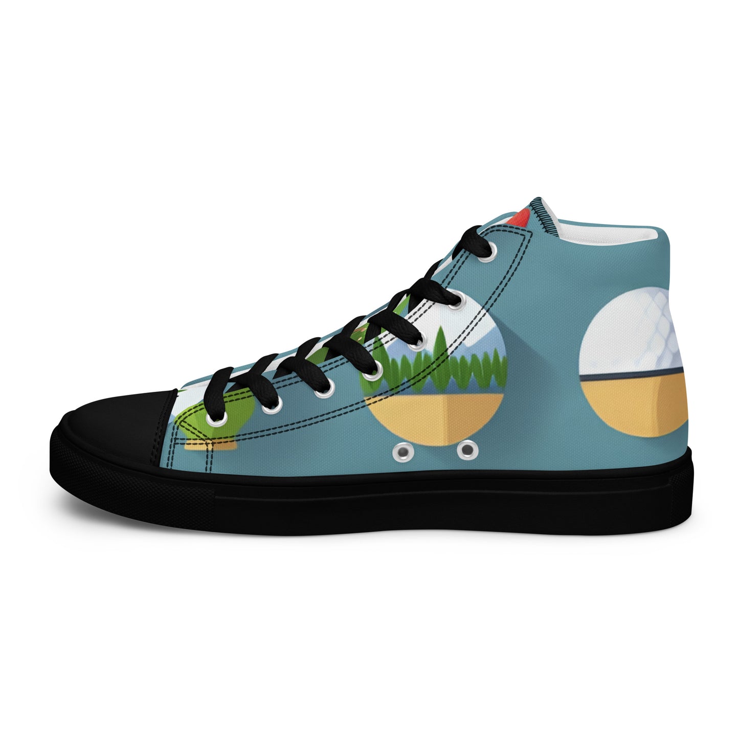 Men’s high top canvas shoes