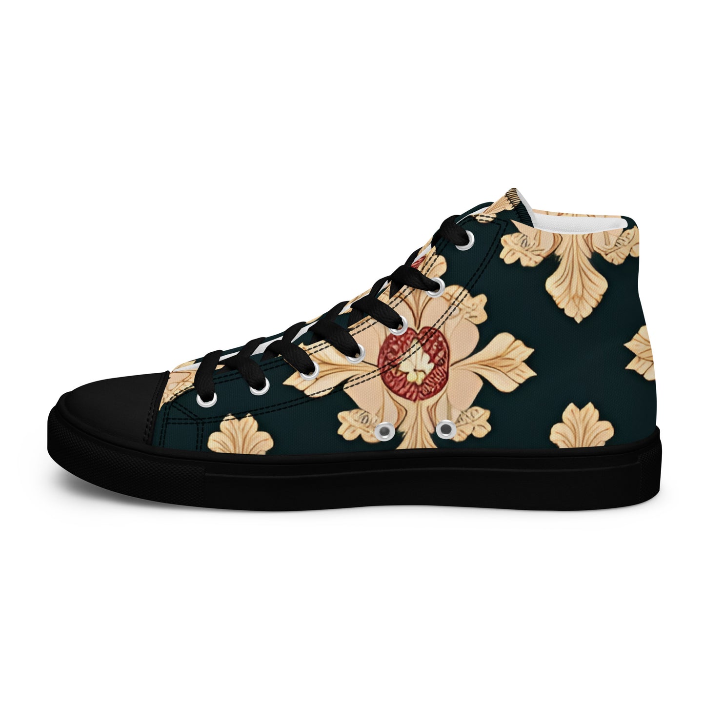 Men’s high top canvas shoes