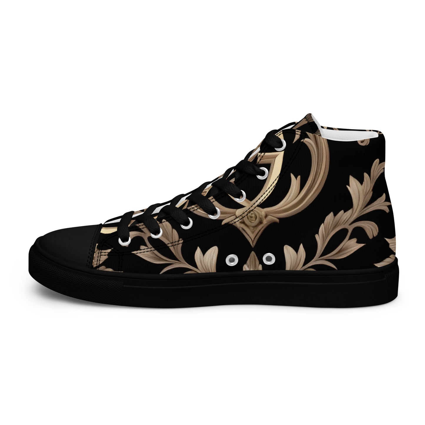 Men’s high top canvas shoes