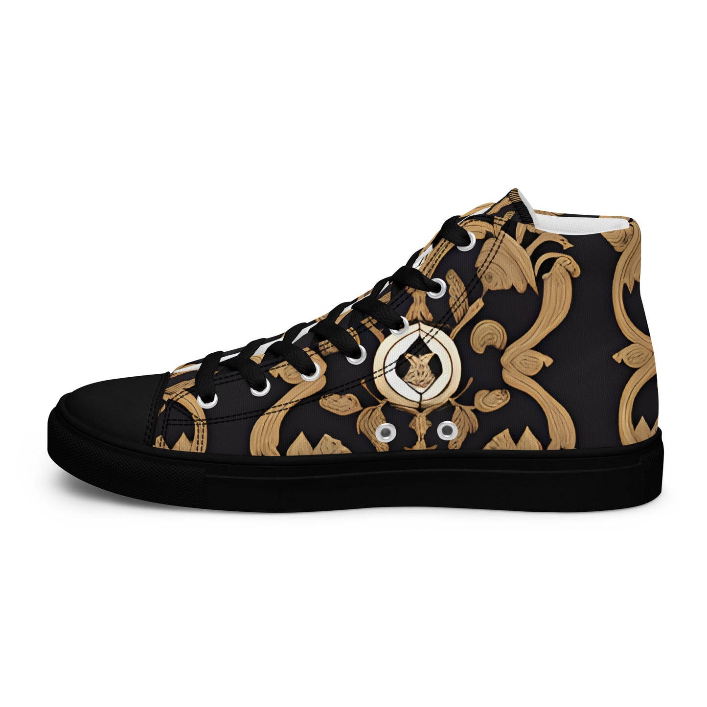 Men’s high top canvas shoes