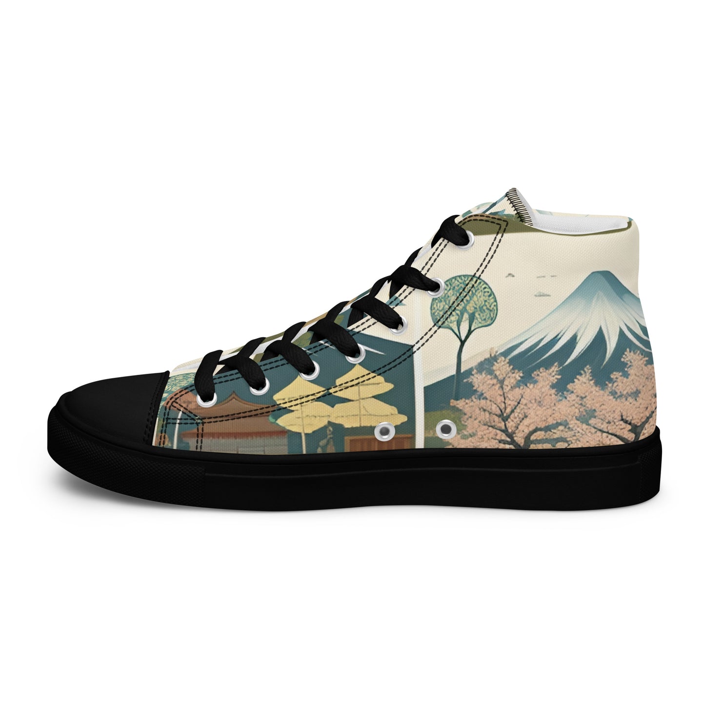 Men’s high top canvas shoes