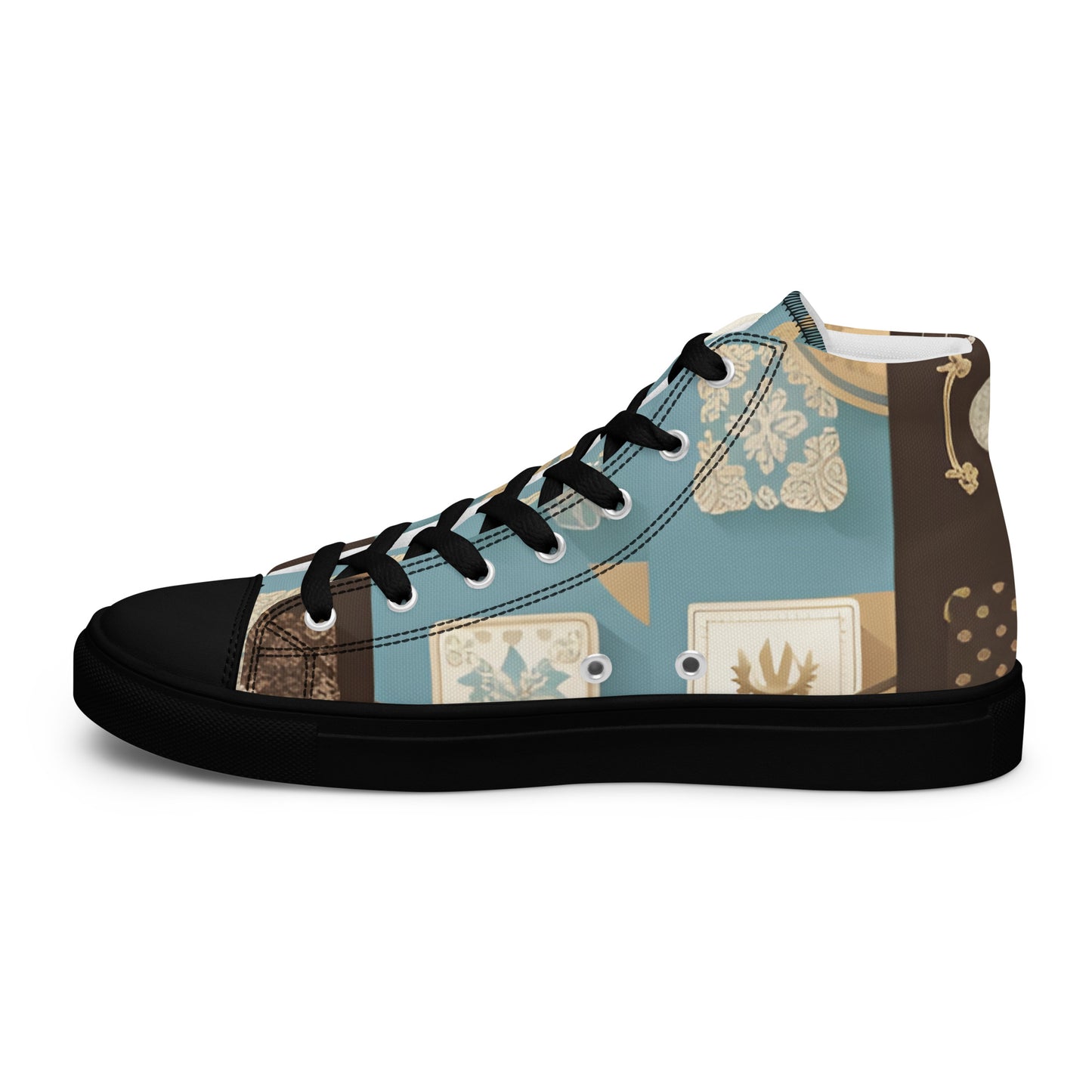 Men’s high top canvas shoes