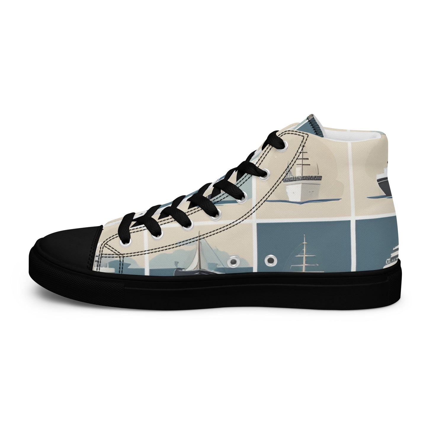 Men’s high top canvas shoes