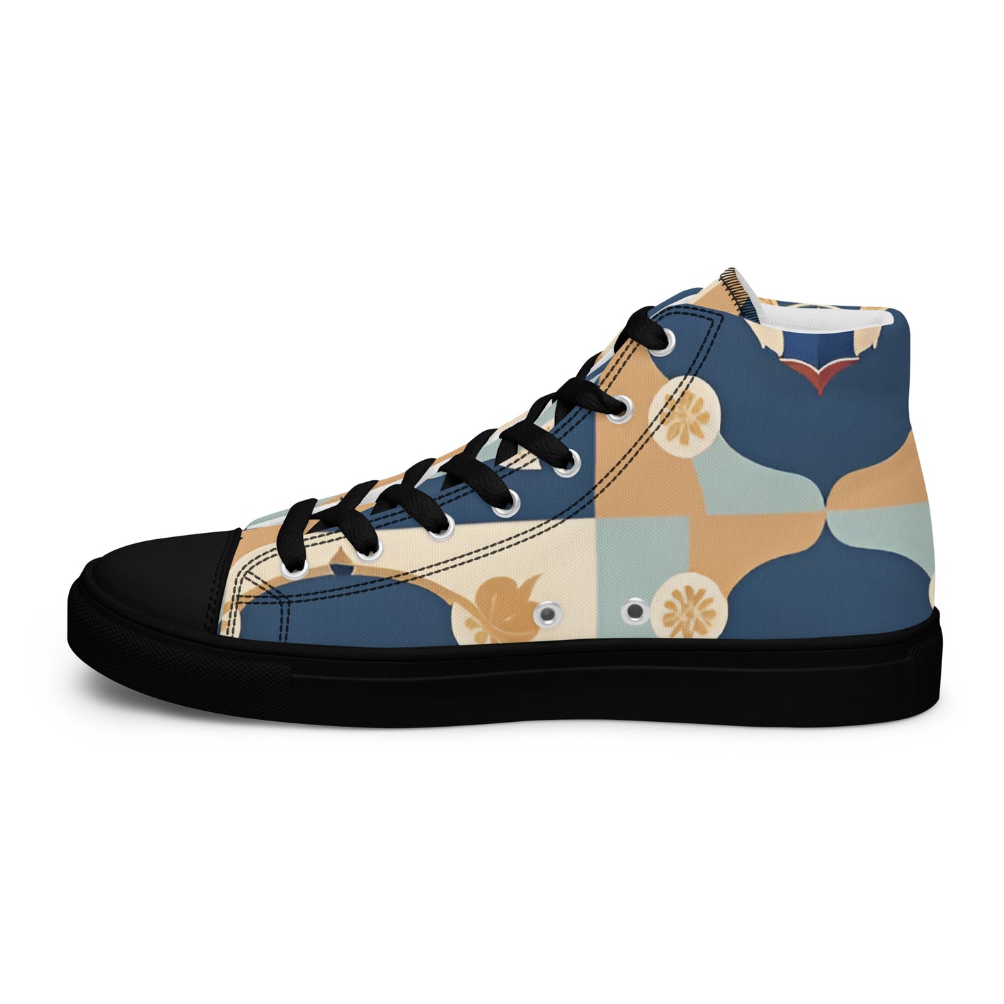 Men’s high top canvas shoes