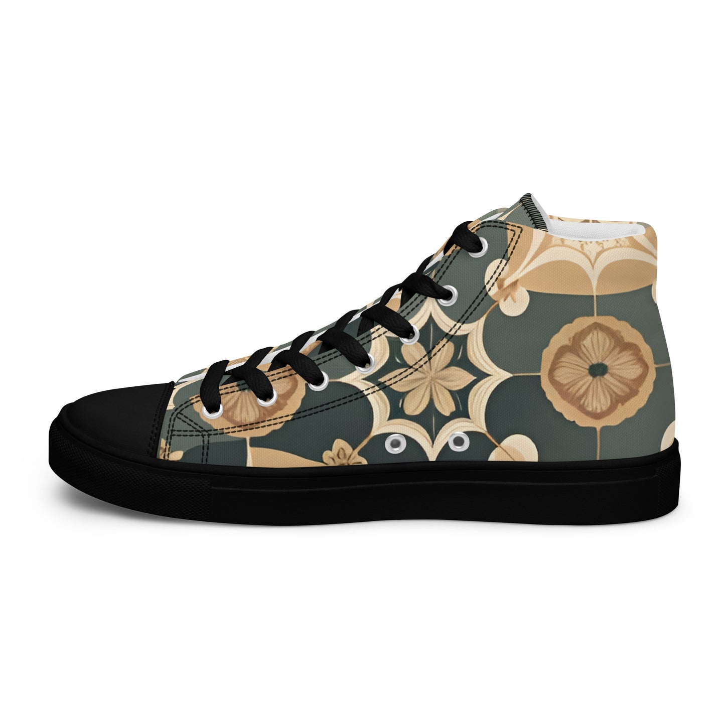 Men’s high top canvas shoes