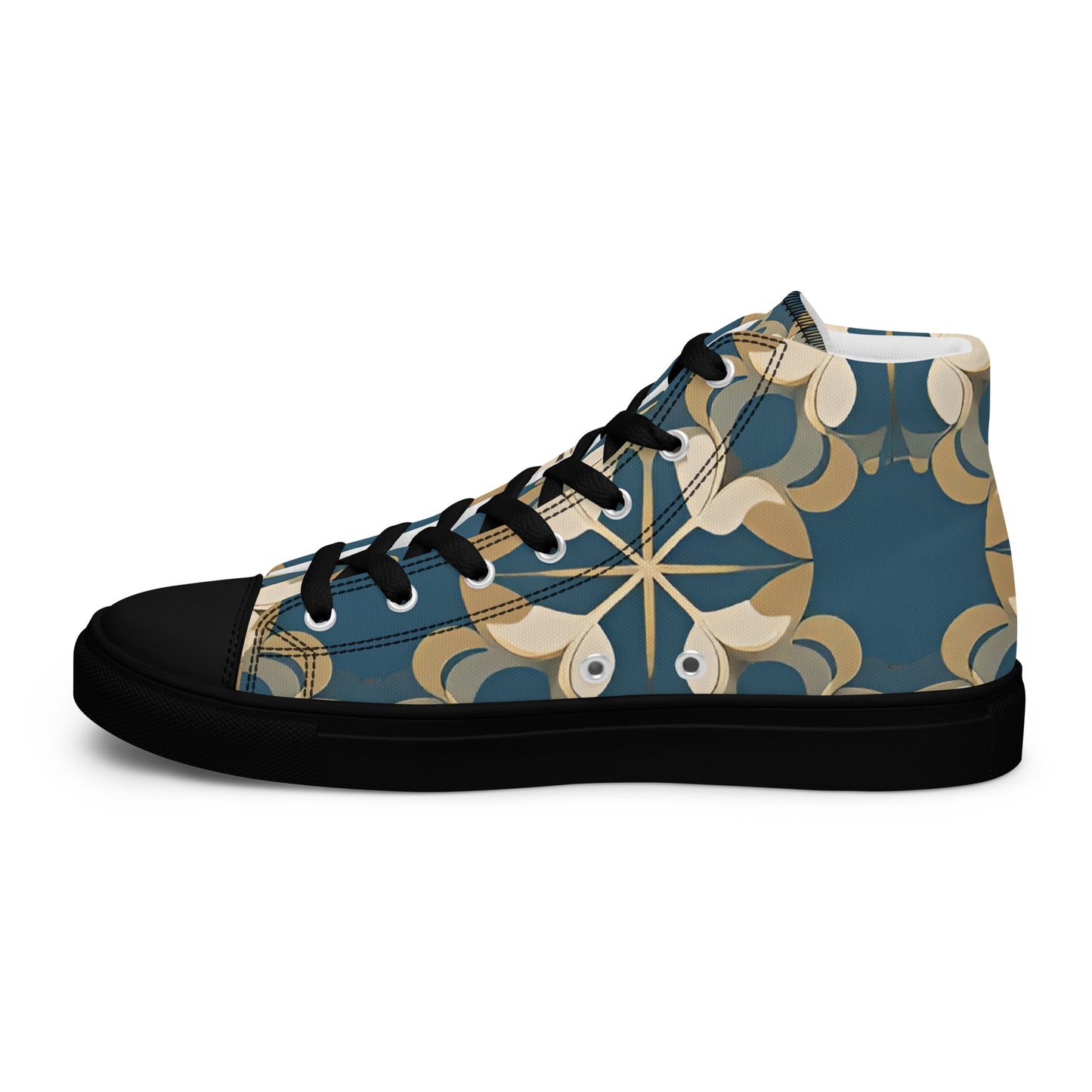 Men’s high top canvas shoes