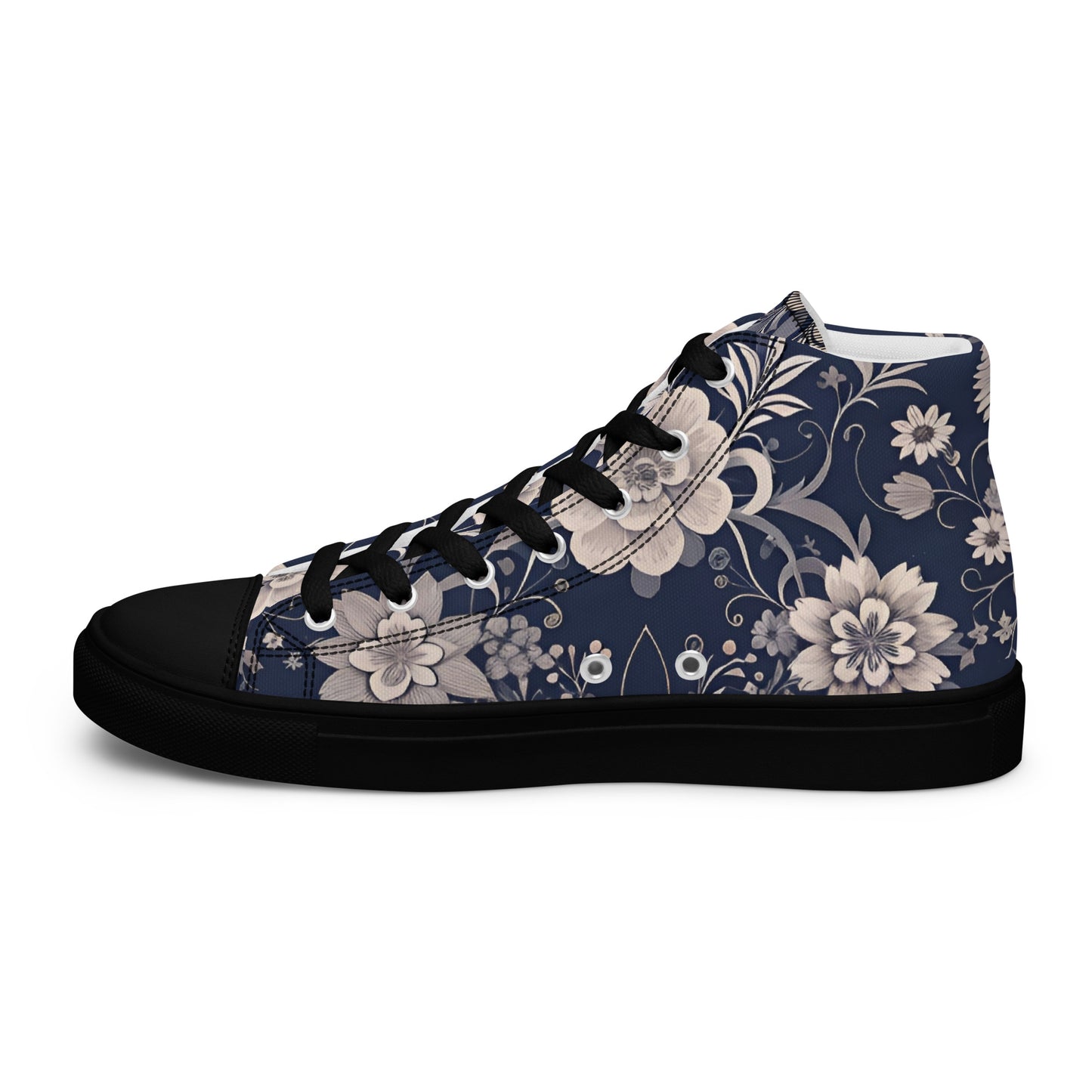 Men’s high top canvas shoes