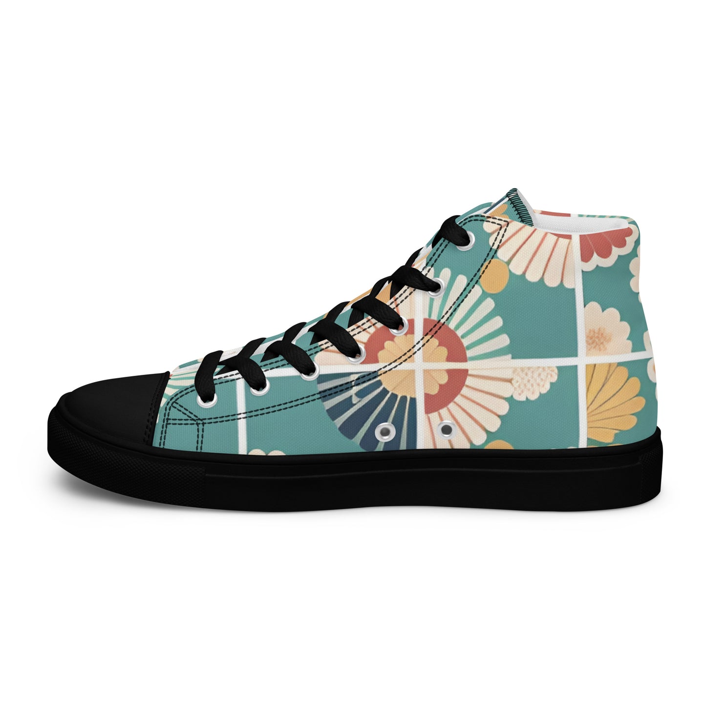 Men’s high top canvas shoes