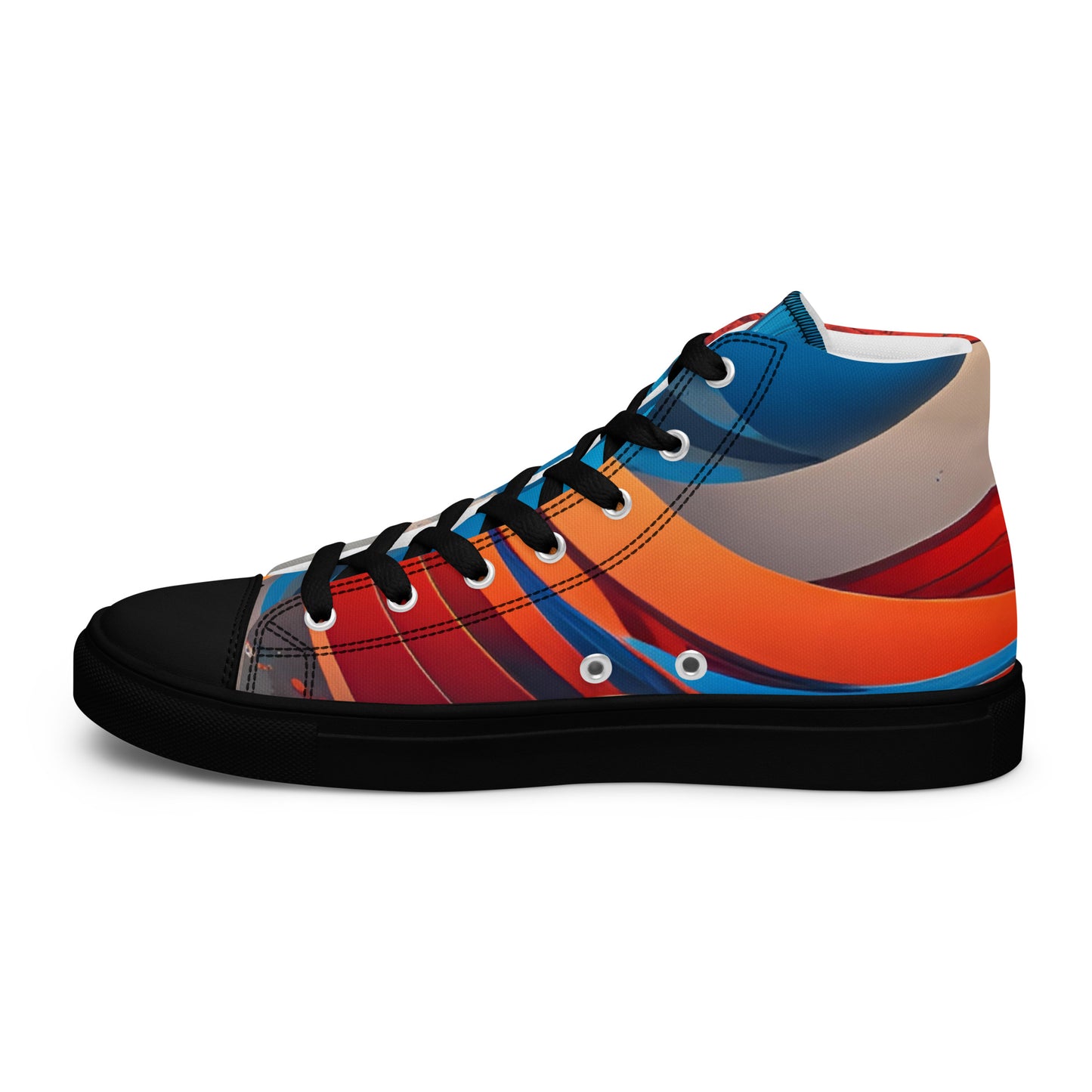 Men’s high top canvas shoes