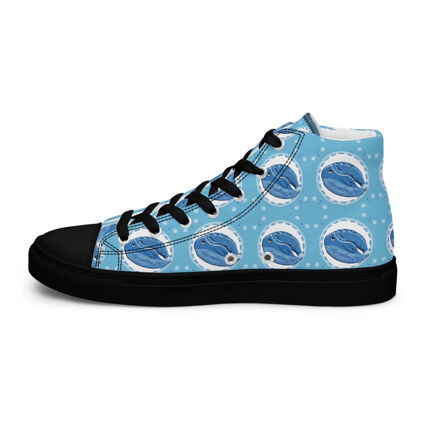 Men’s high top canvas shoes