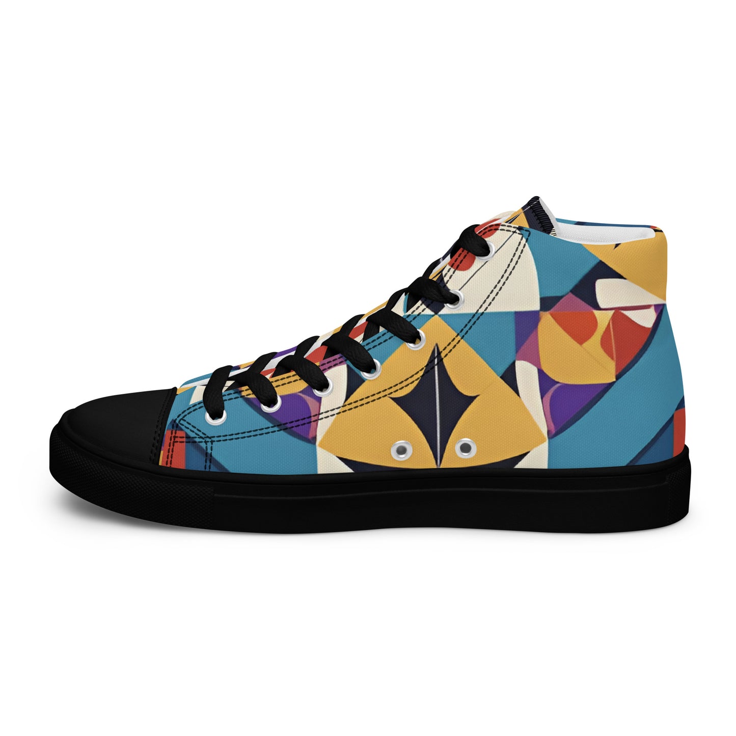 Men’s high top canvas shoes