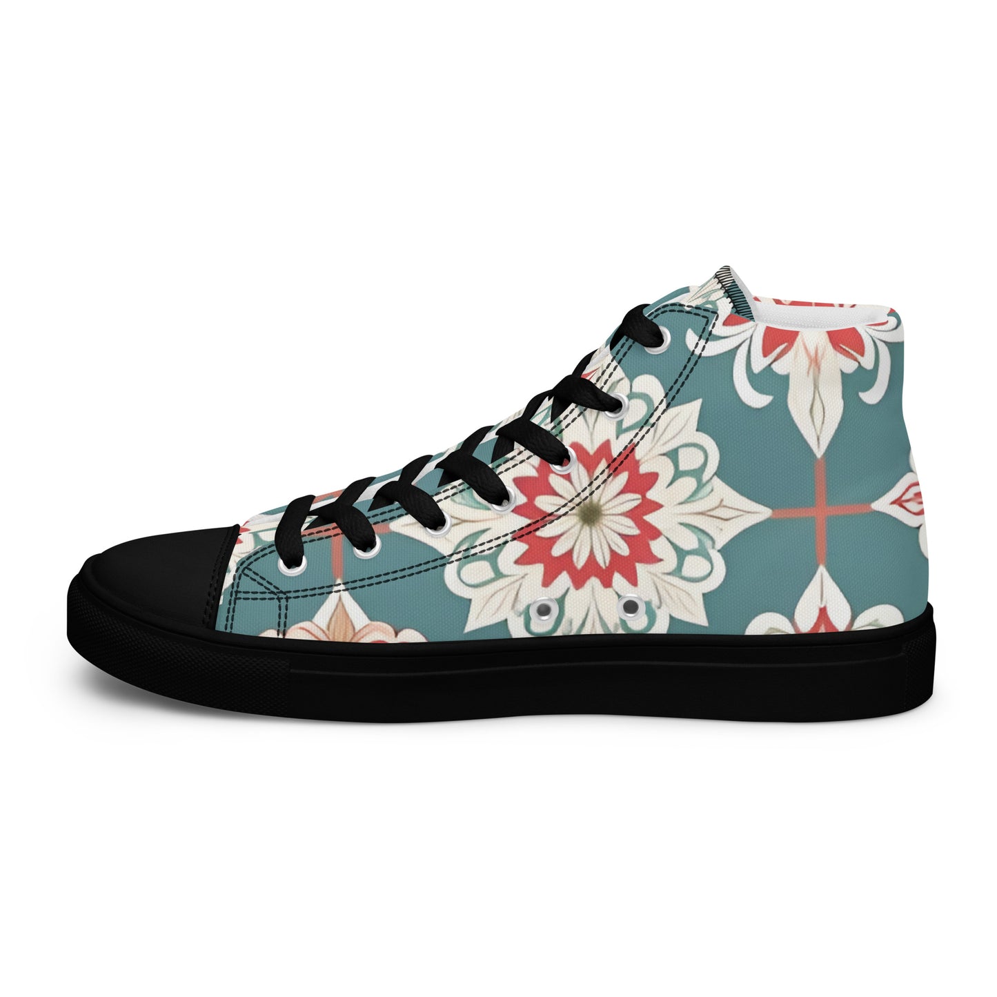 Men’s high top canvas shoes