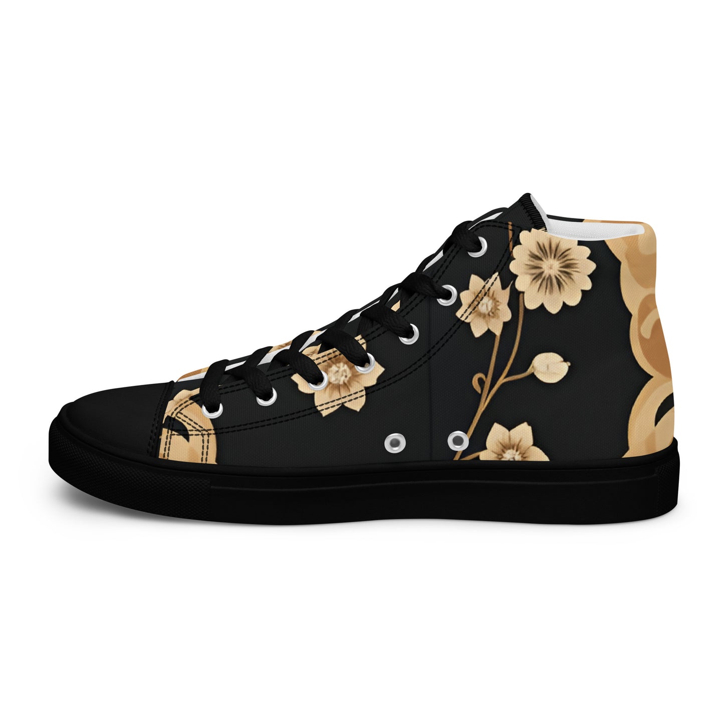 Men’s high top canvas shoes