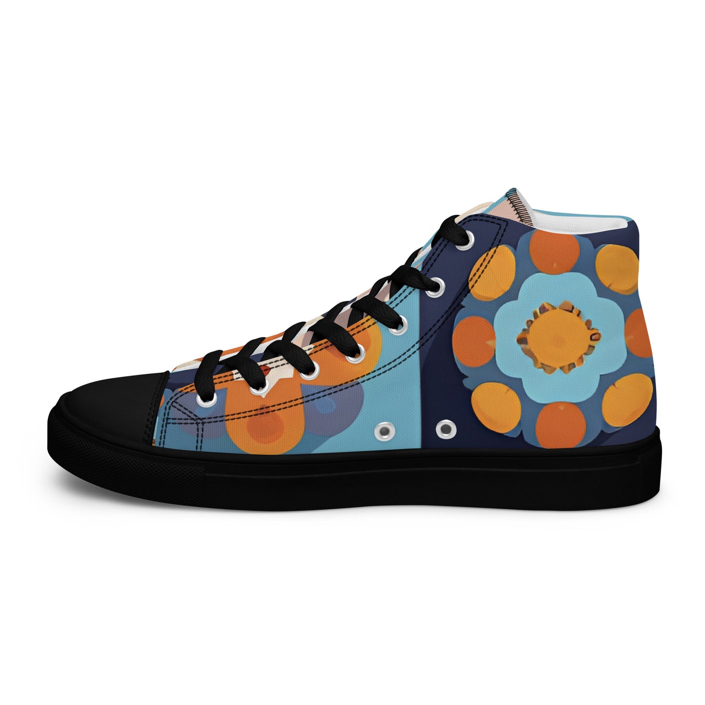 Men’s high top canvas shoes