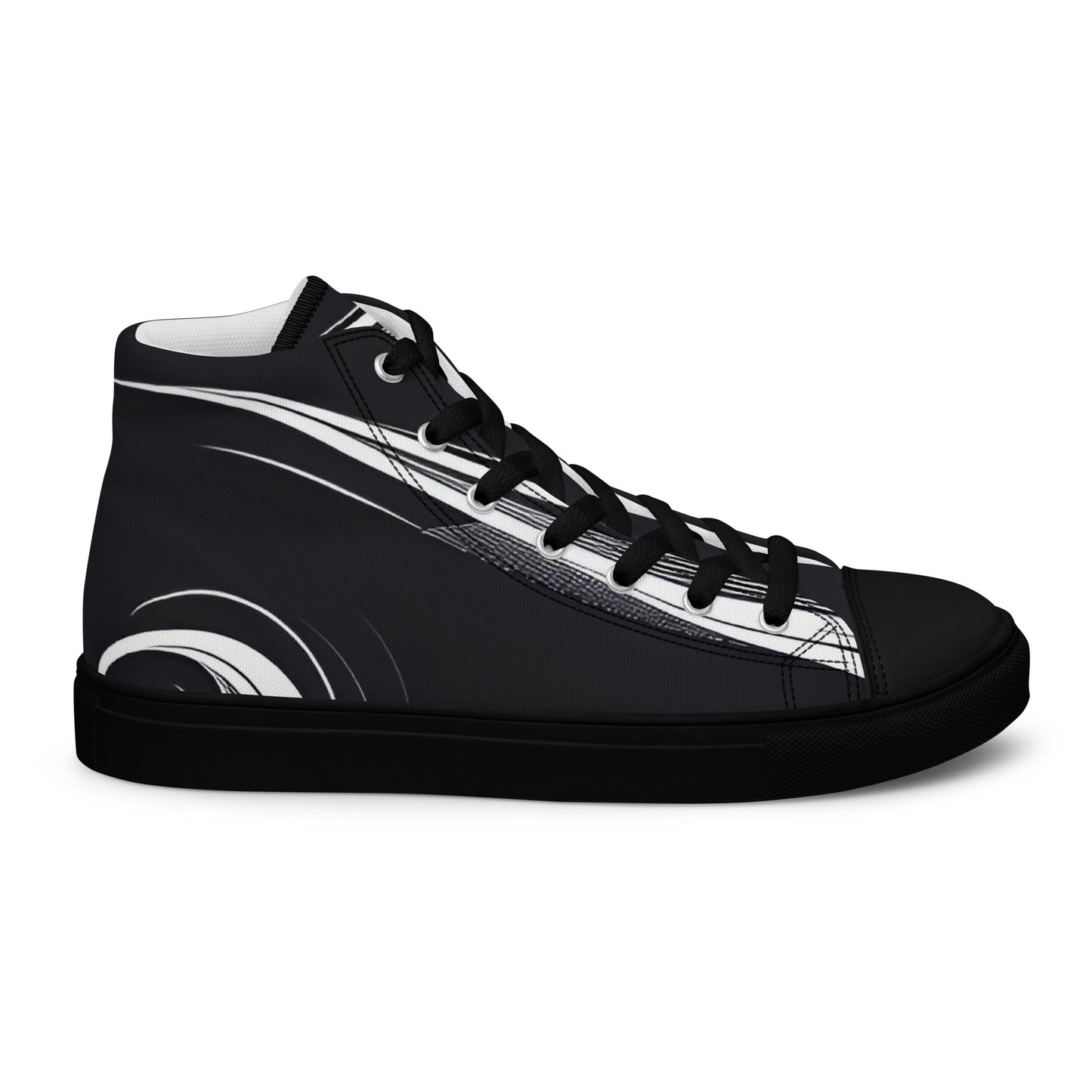 Men’s high top canvas shoes