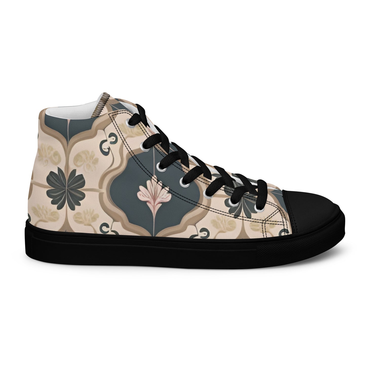 Men’s high top canvas shoes