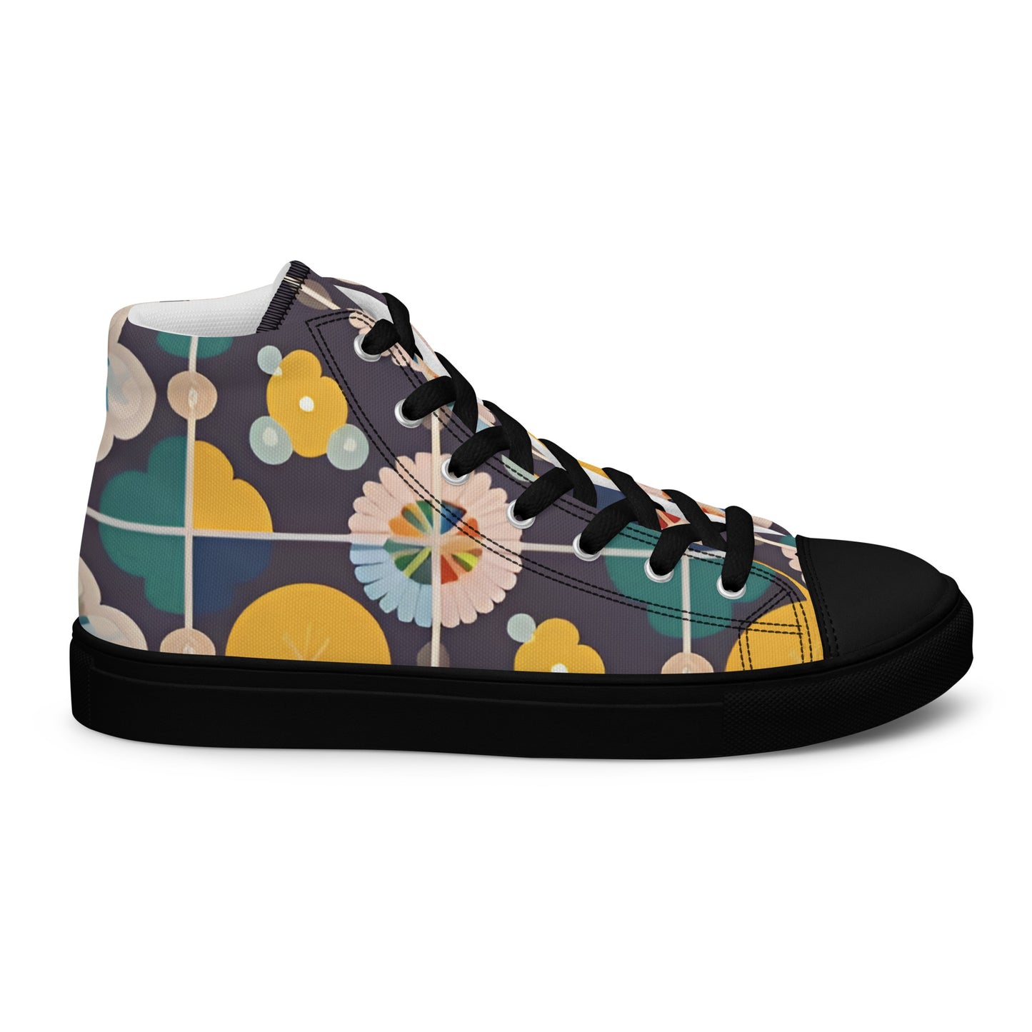 Men’s high top canvas shoes