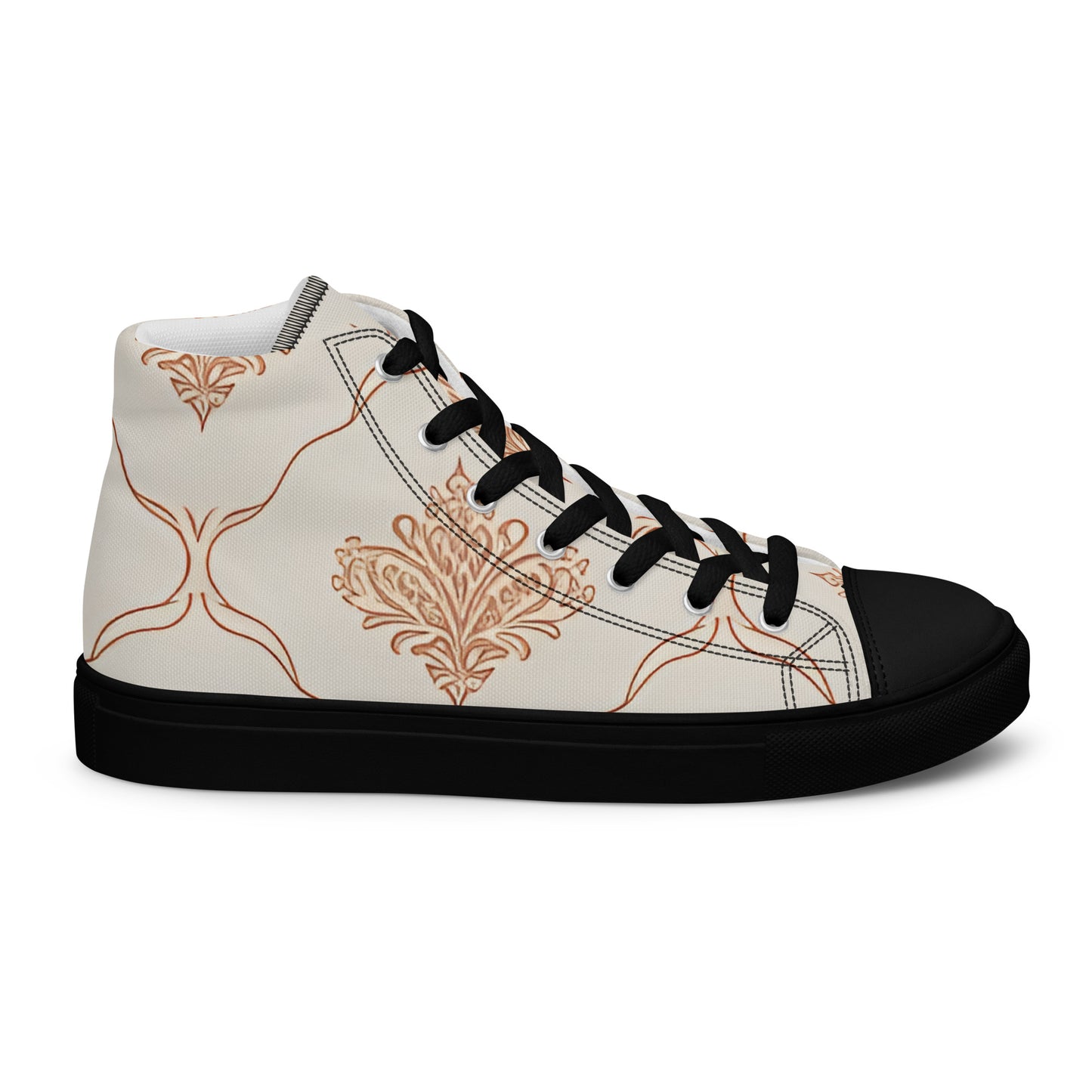 Men’s high top canvas shoes