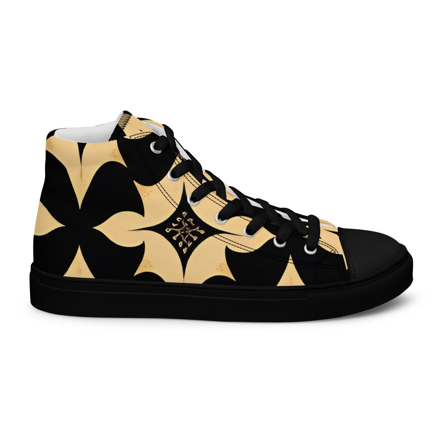 Men’s high top canvas shoes