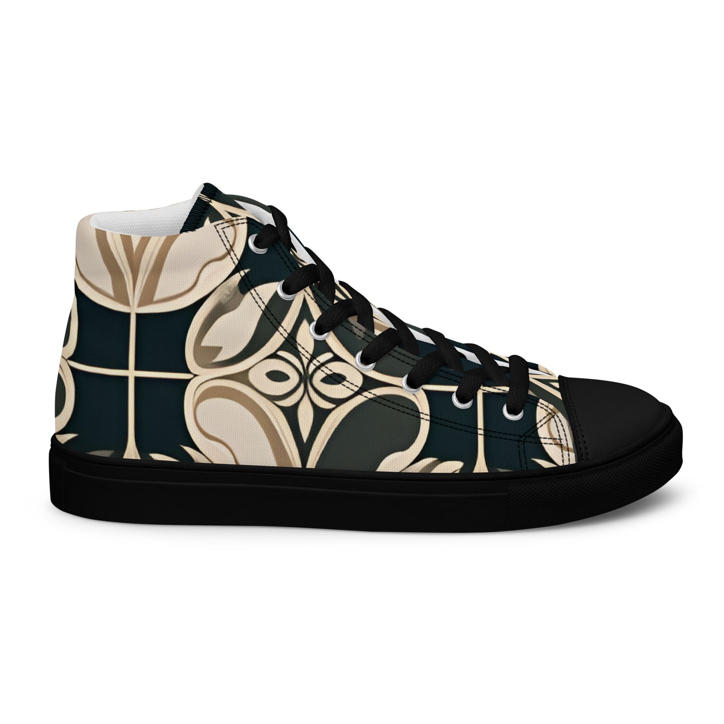 Men’s high top canvas shoes