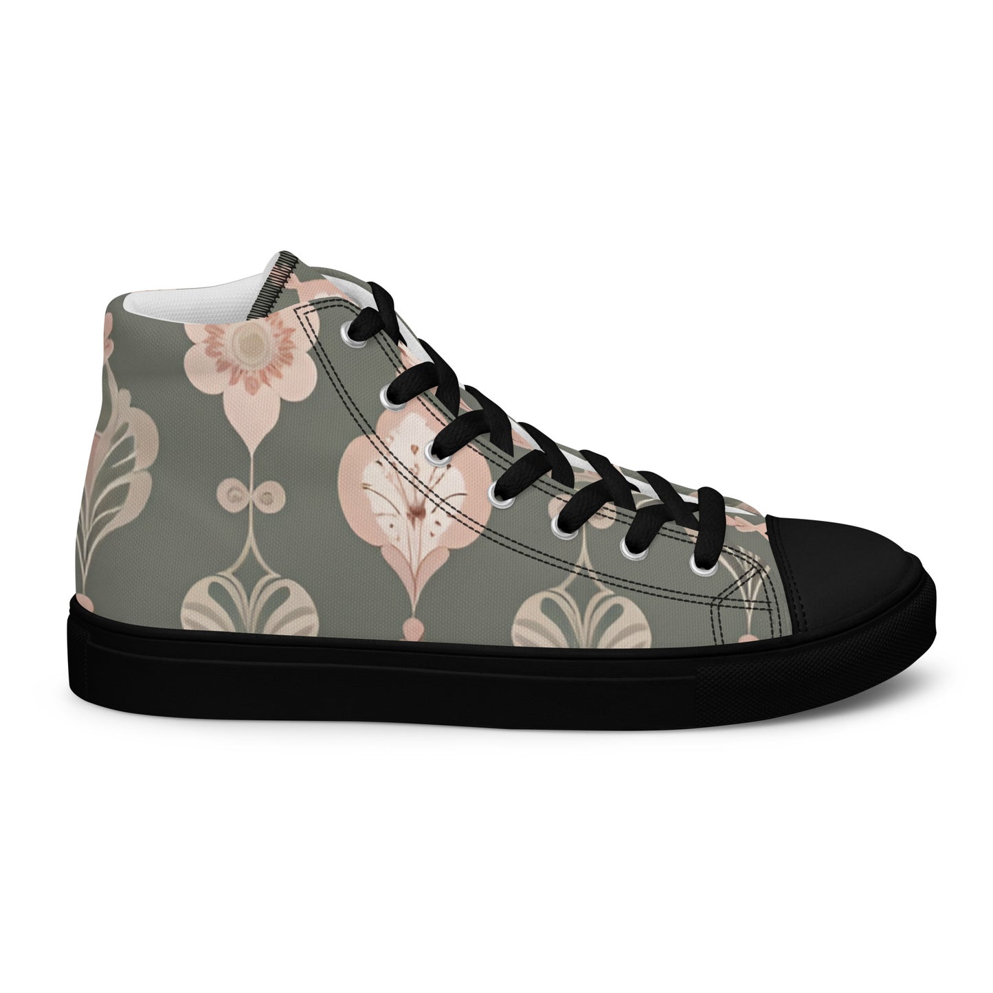 Men’s high top canvas shoes