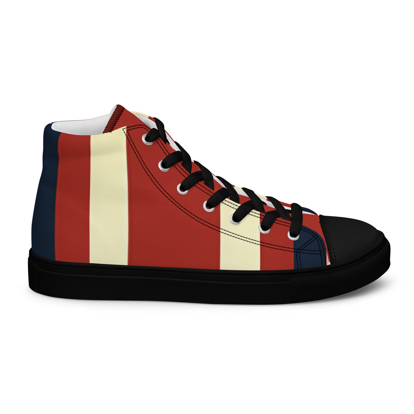 Men’s high top canvas shoes