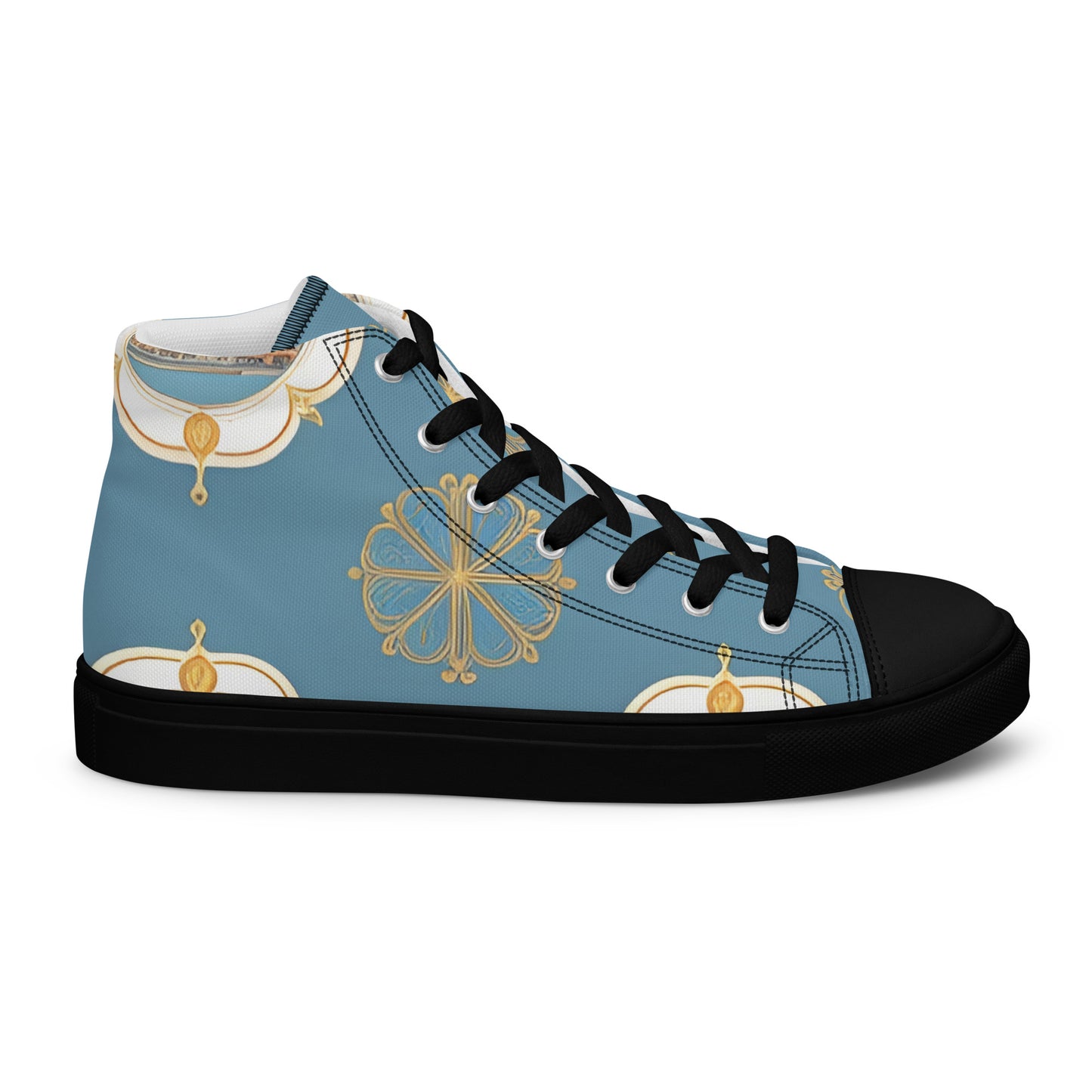 Men’s high top canvas shoes