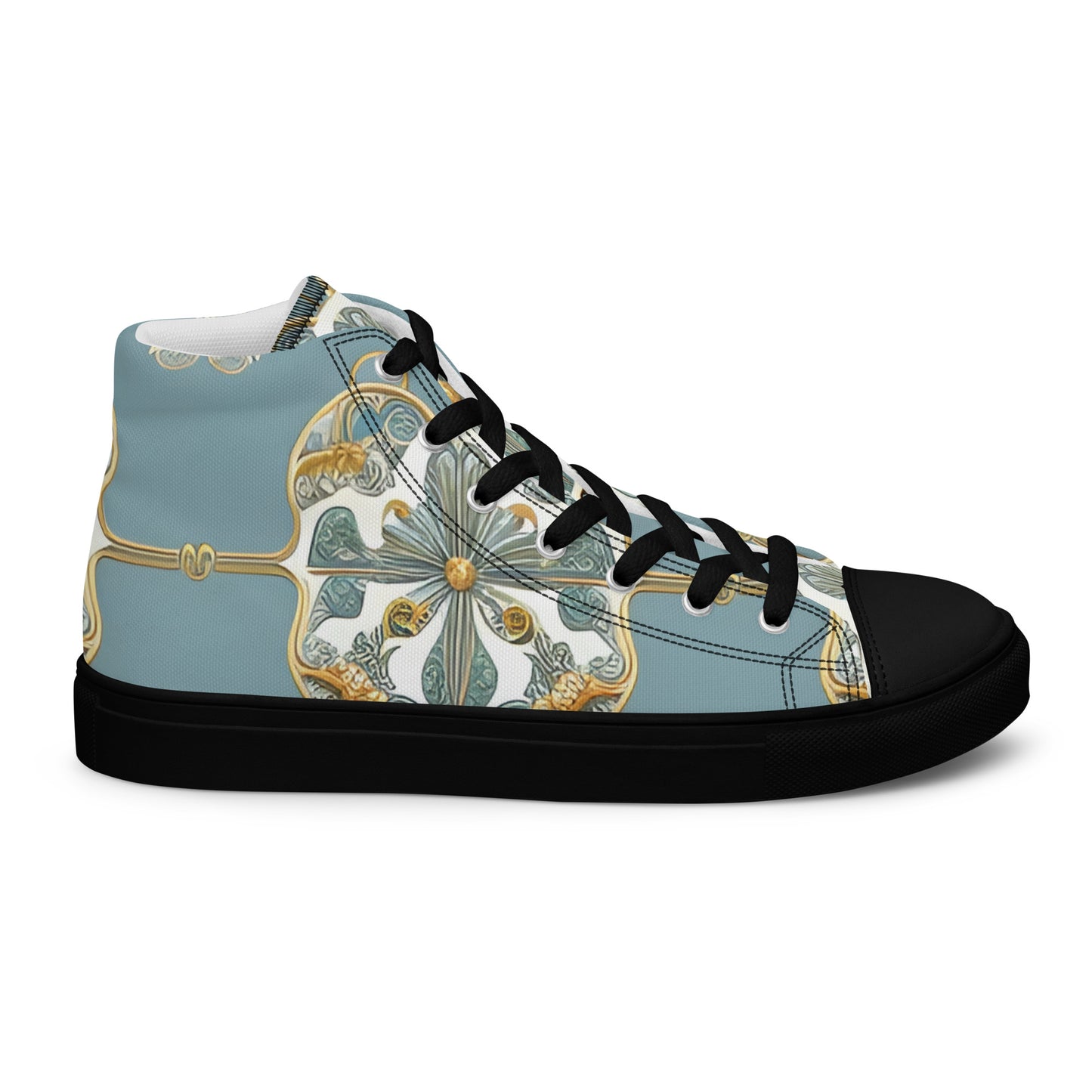 Men’s high top canvas shoes