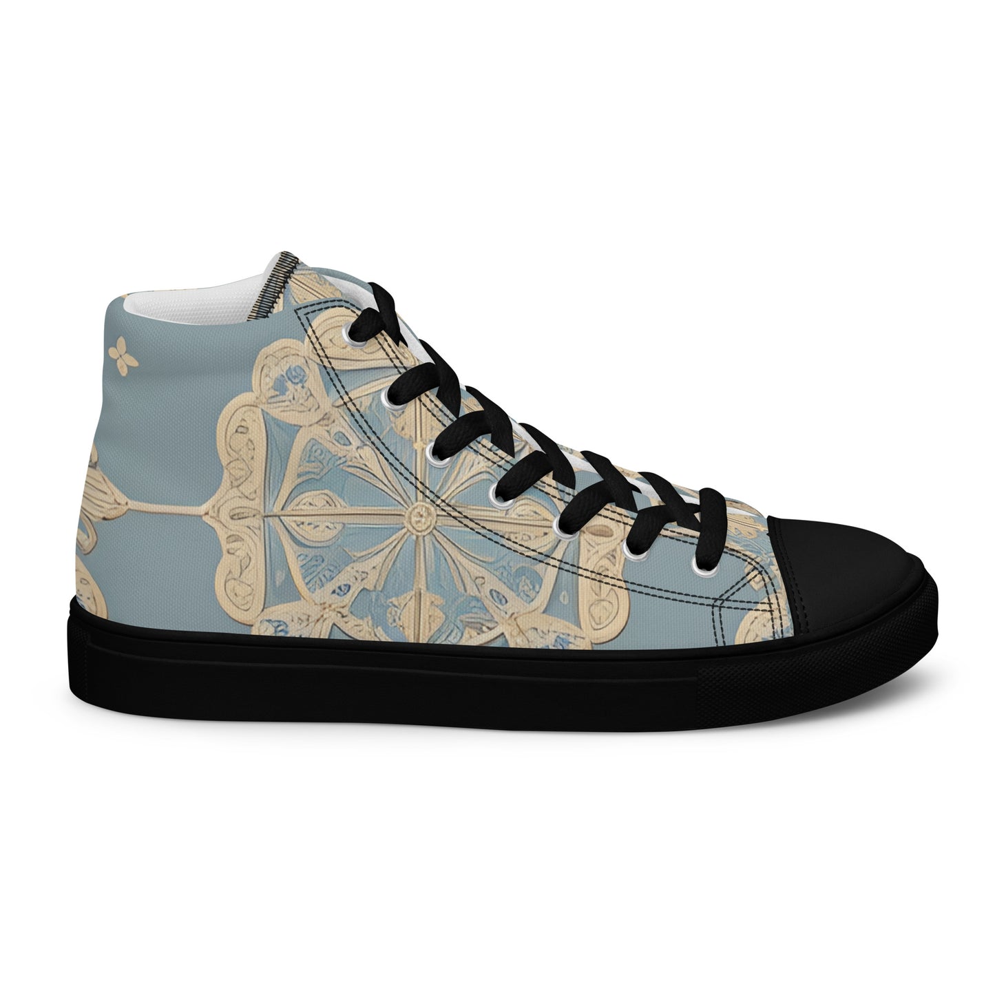 Men’s high top canvas shoes