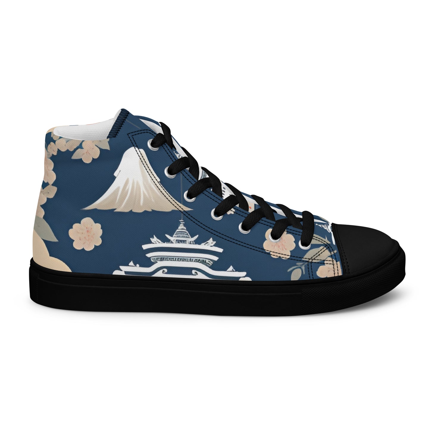 Men’s high top canvas shoes