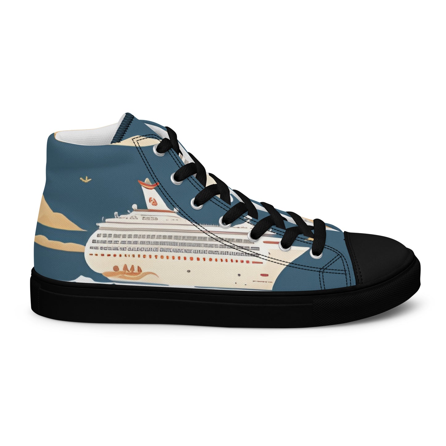 Men’s high top canvas shoes
