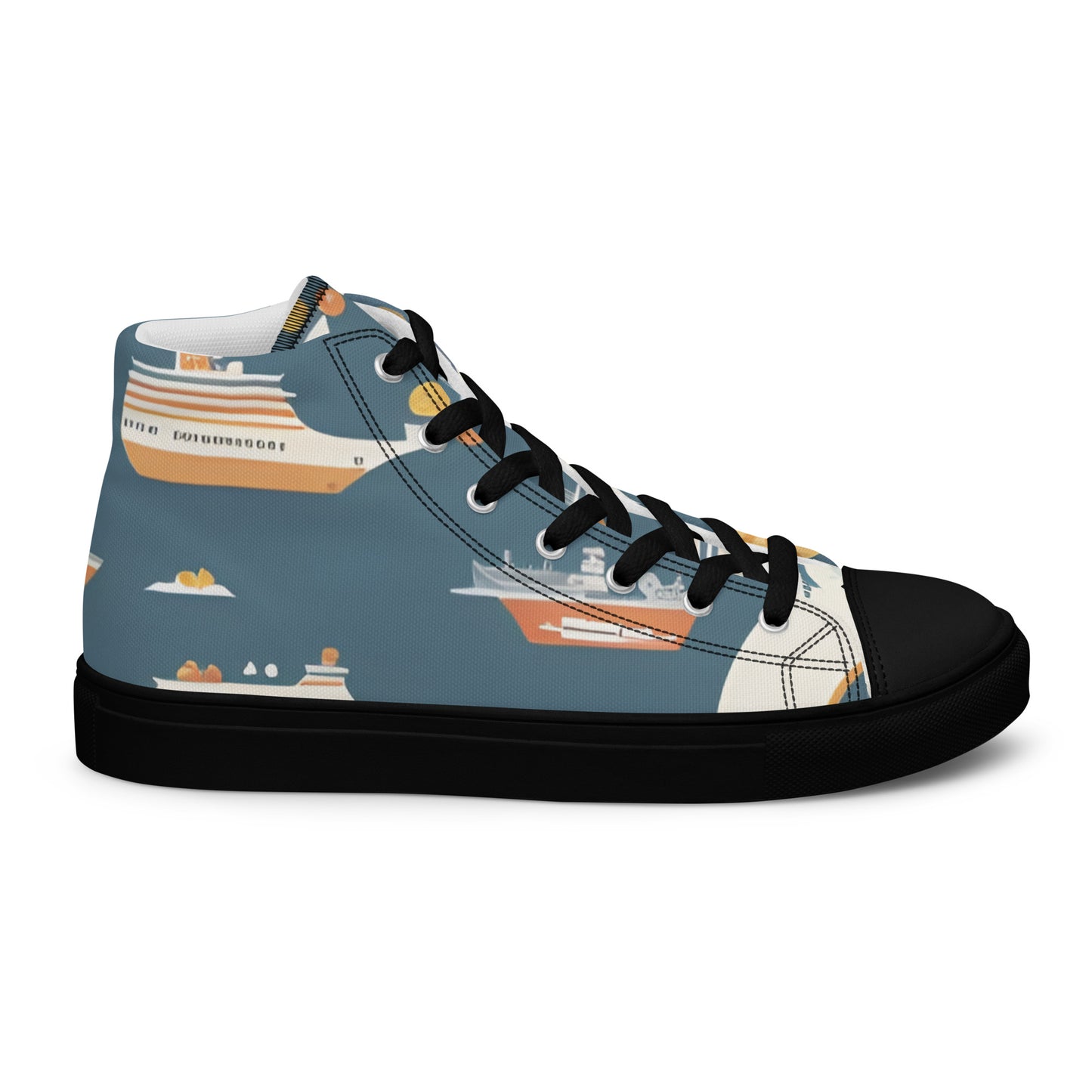 Men’s high top canvas shoes