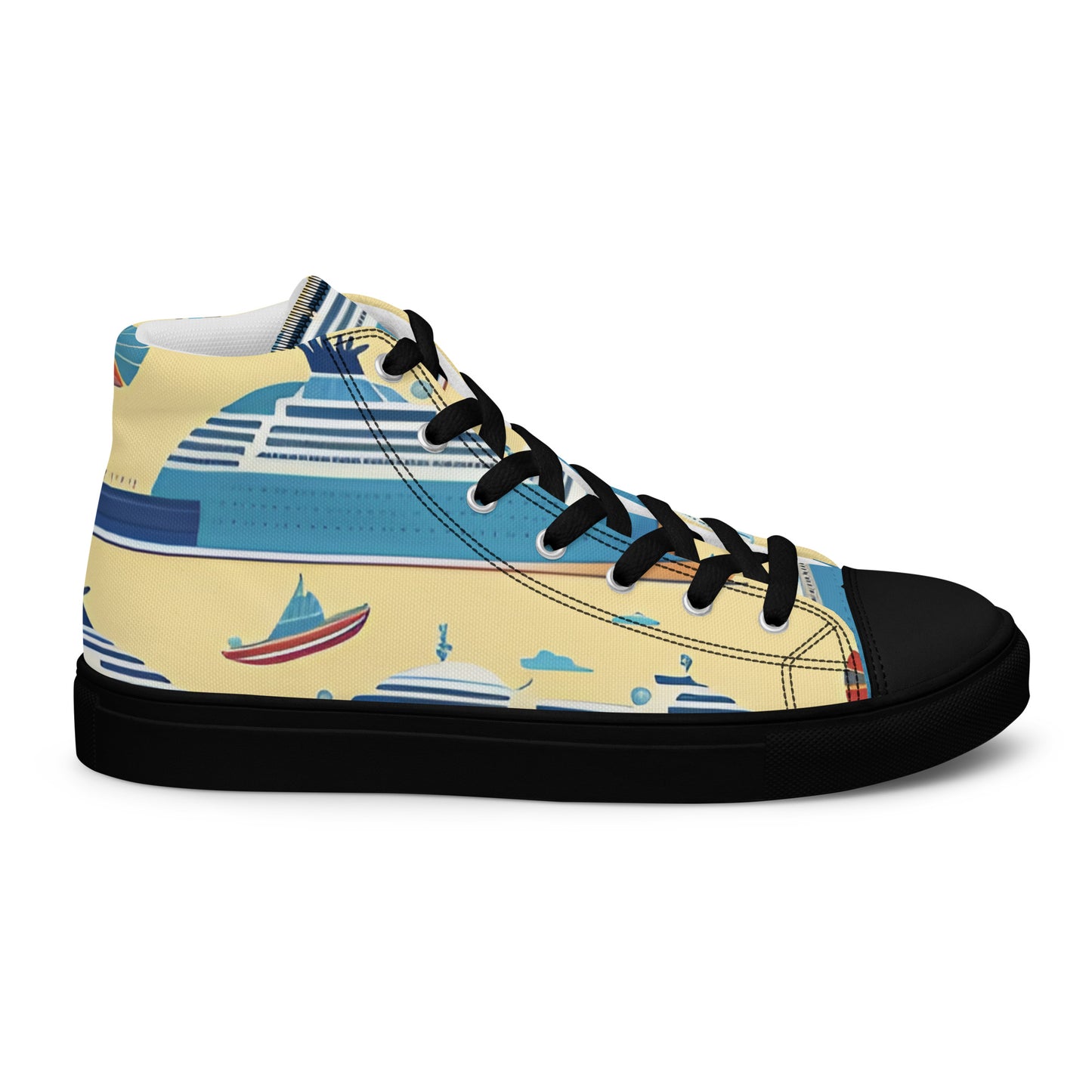 Men’s high top canvas shoes