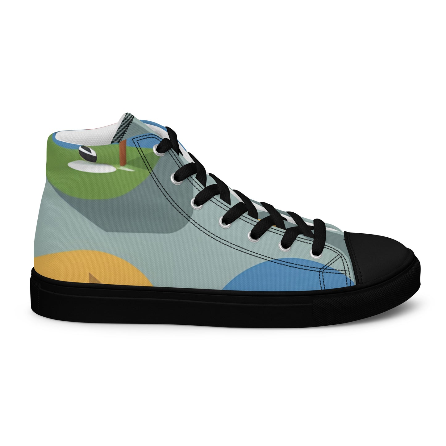 Men’s high top canvas shoes