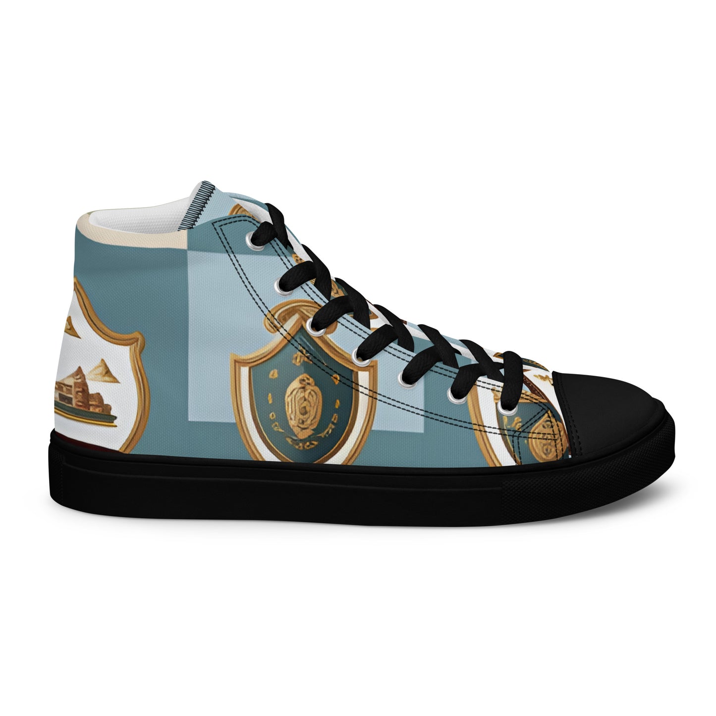 Men’s high top canvas shoes