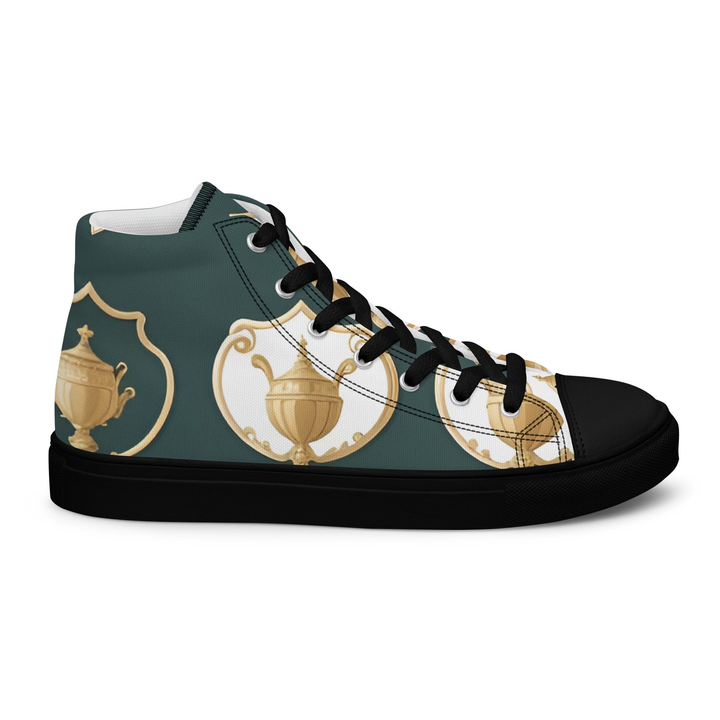 Men’s high top canvas shoes