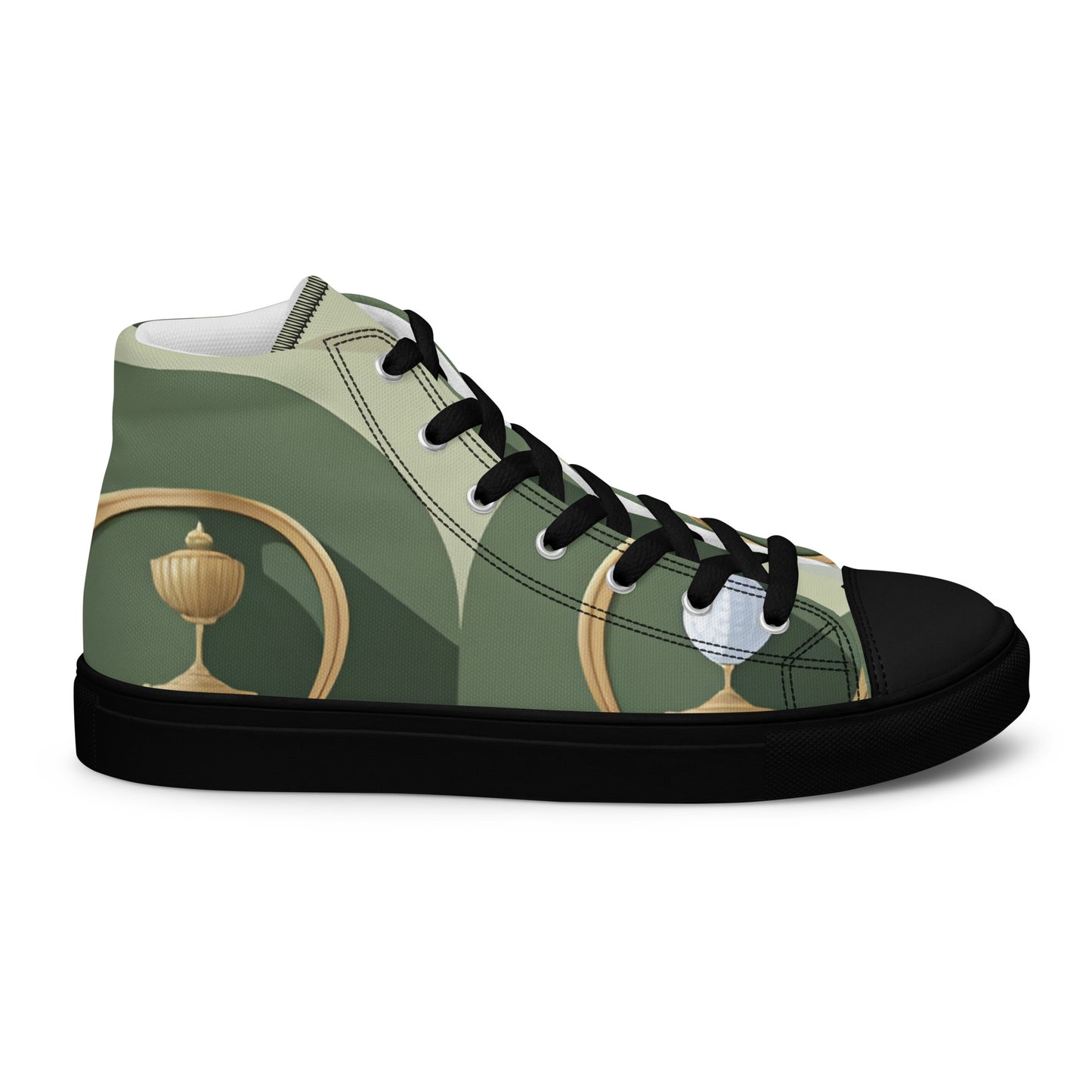 Men’s high top canvas shoes