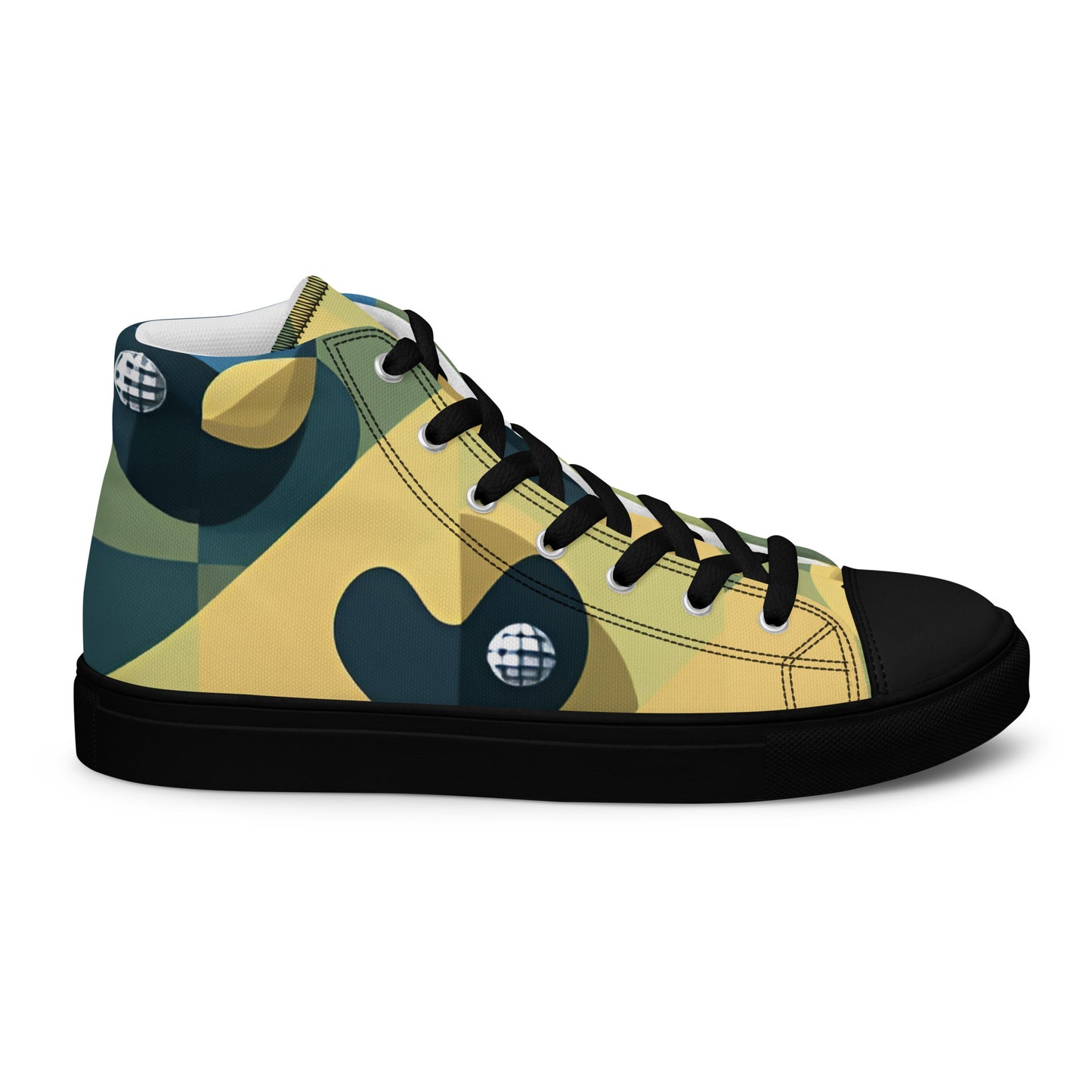 Men’s high top canvas shoes