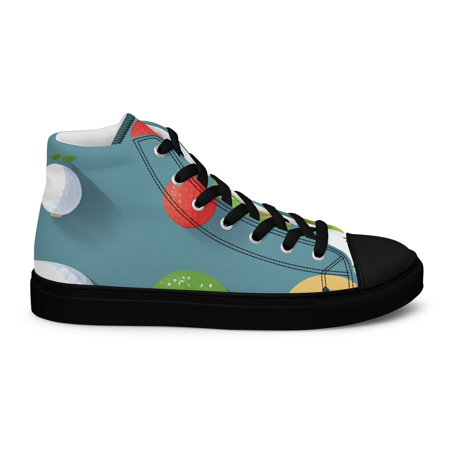 Men’s high top canvas shoes