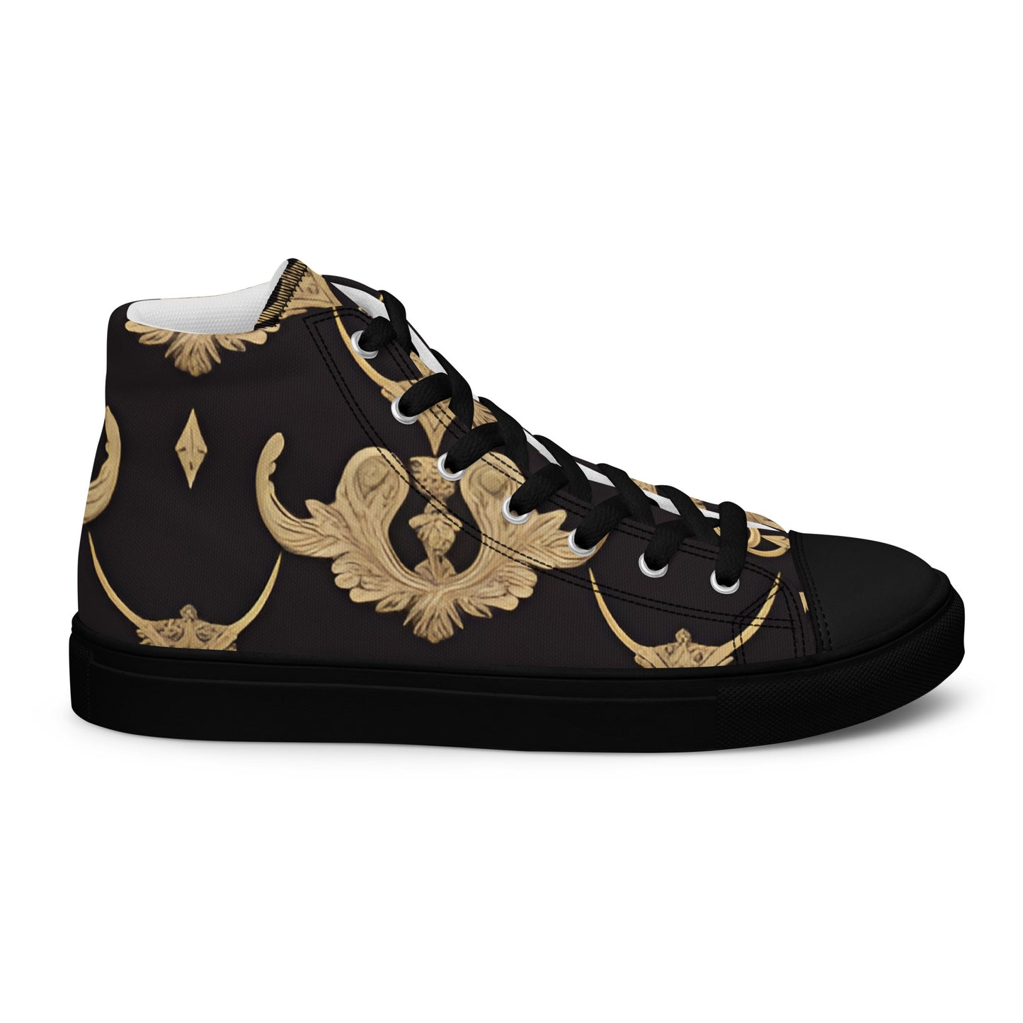 Men’s high top canvas shoes