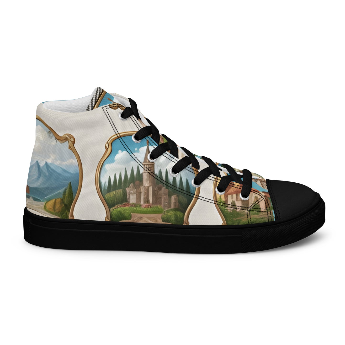 Men’s high top canvas shoes