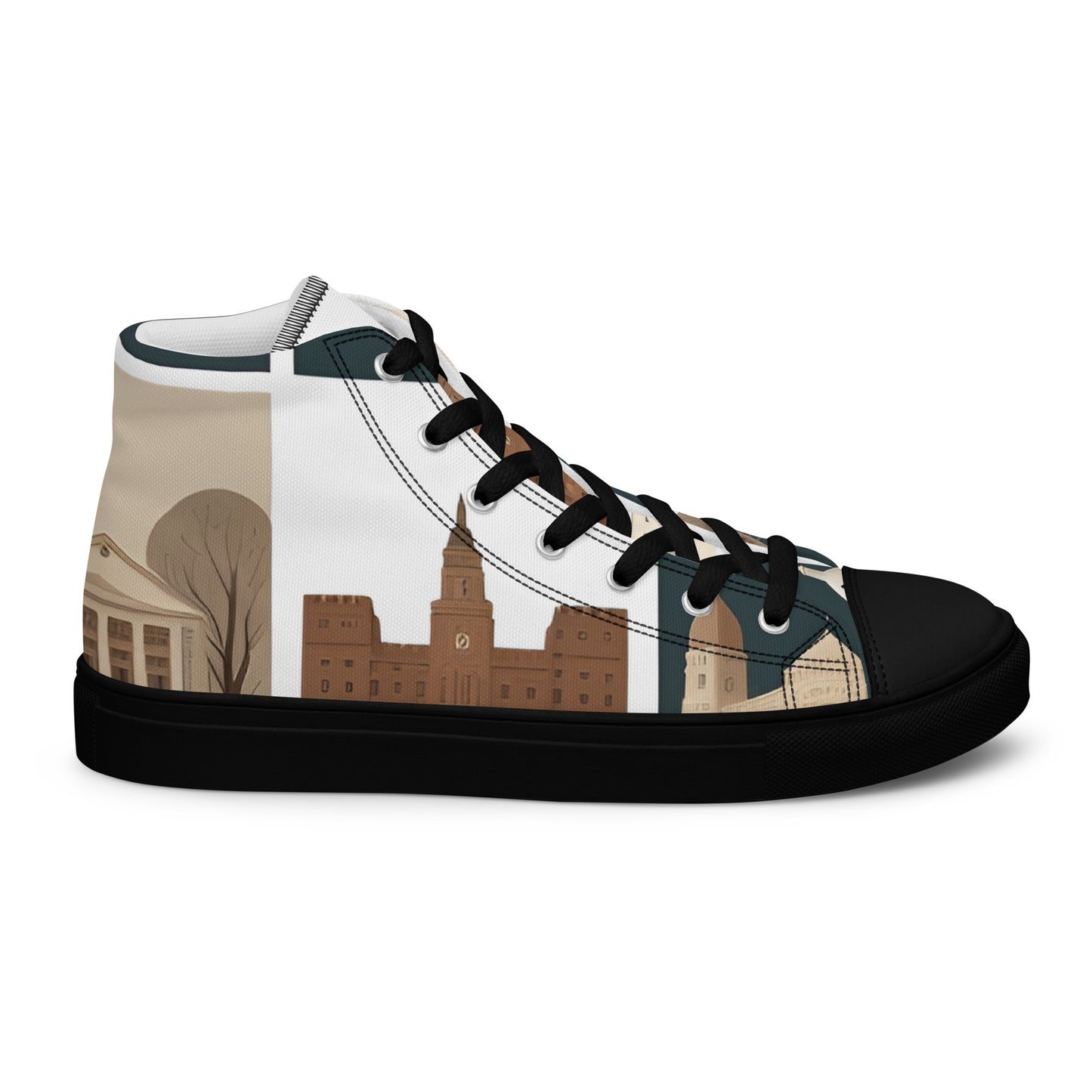 Men’s high top canvas shoes