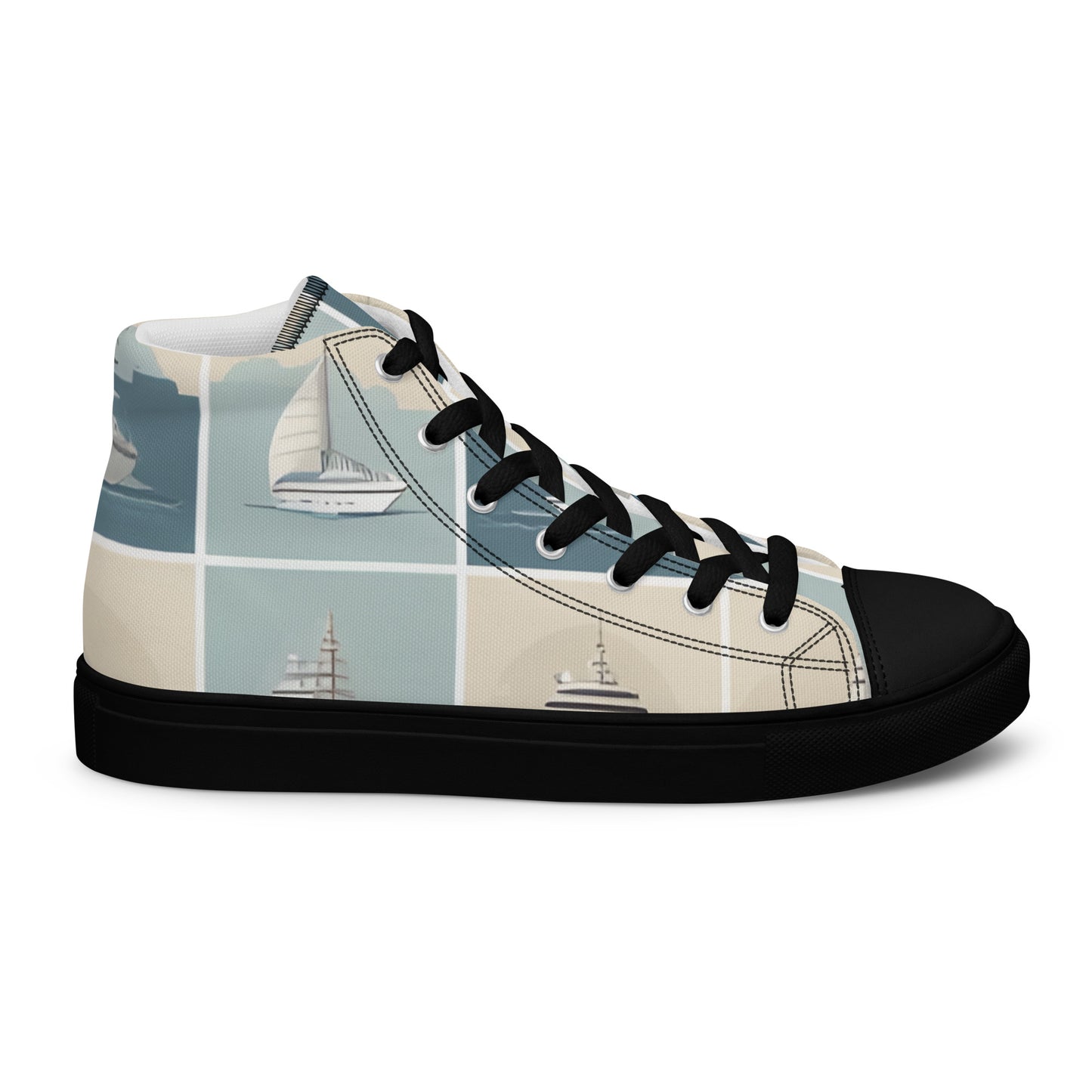 Men’s high top canvas shoes