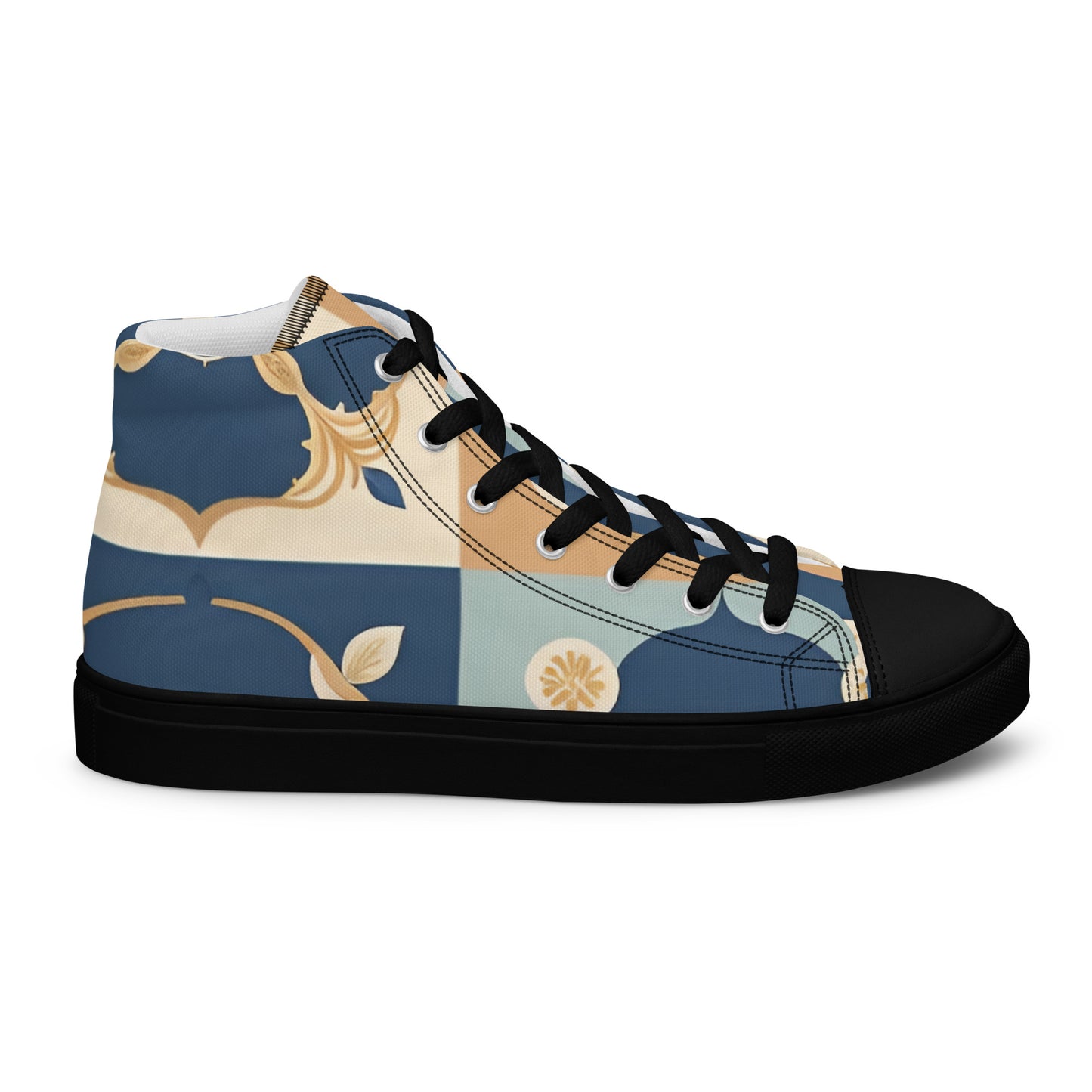 Men’s high top canvas shoes