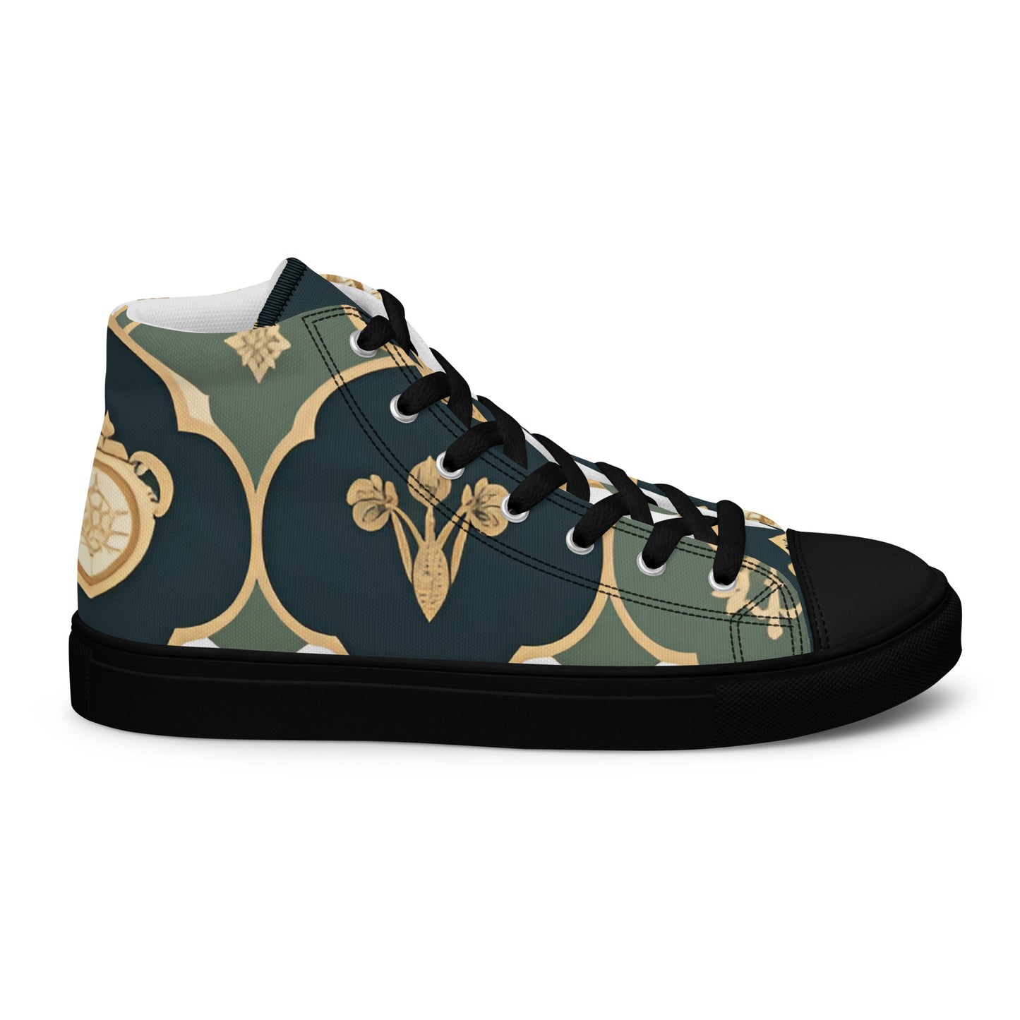 Men’s high top canvas shoes