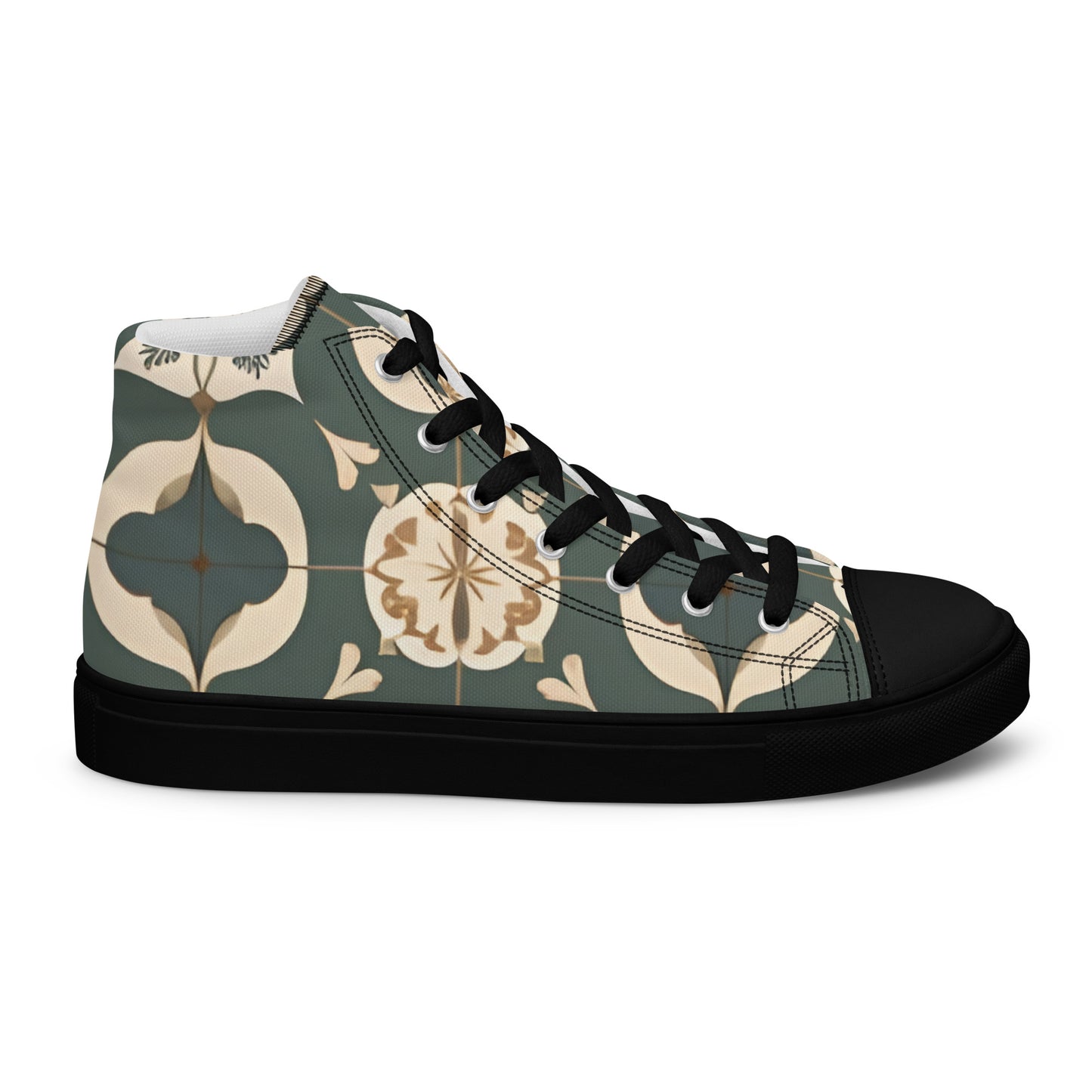 Men’s high top canvas shoes