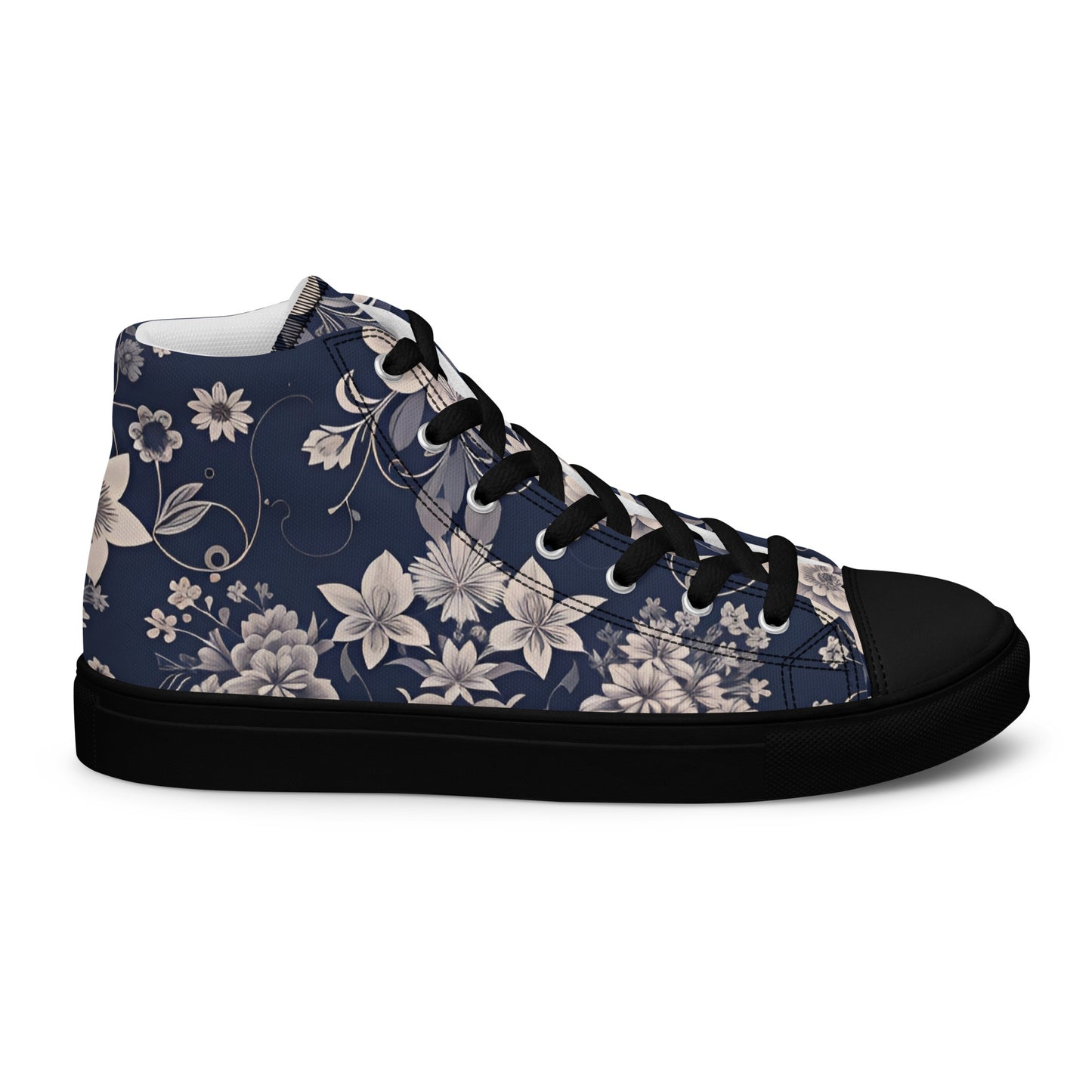 Men’s high top canvas shoes