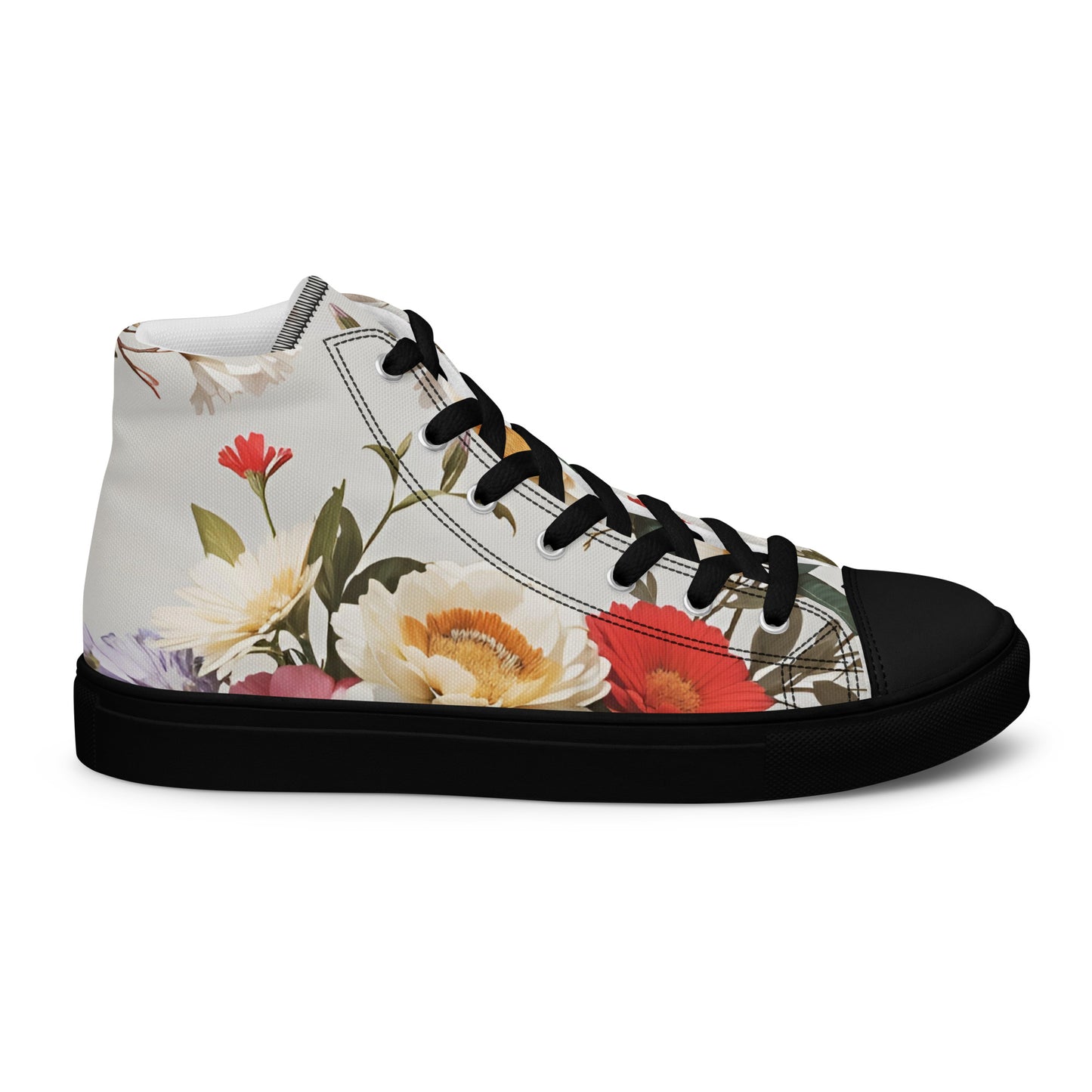 Men’s high top canvas shoes