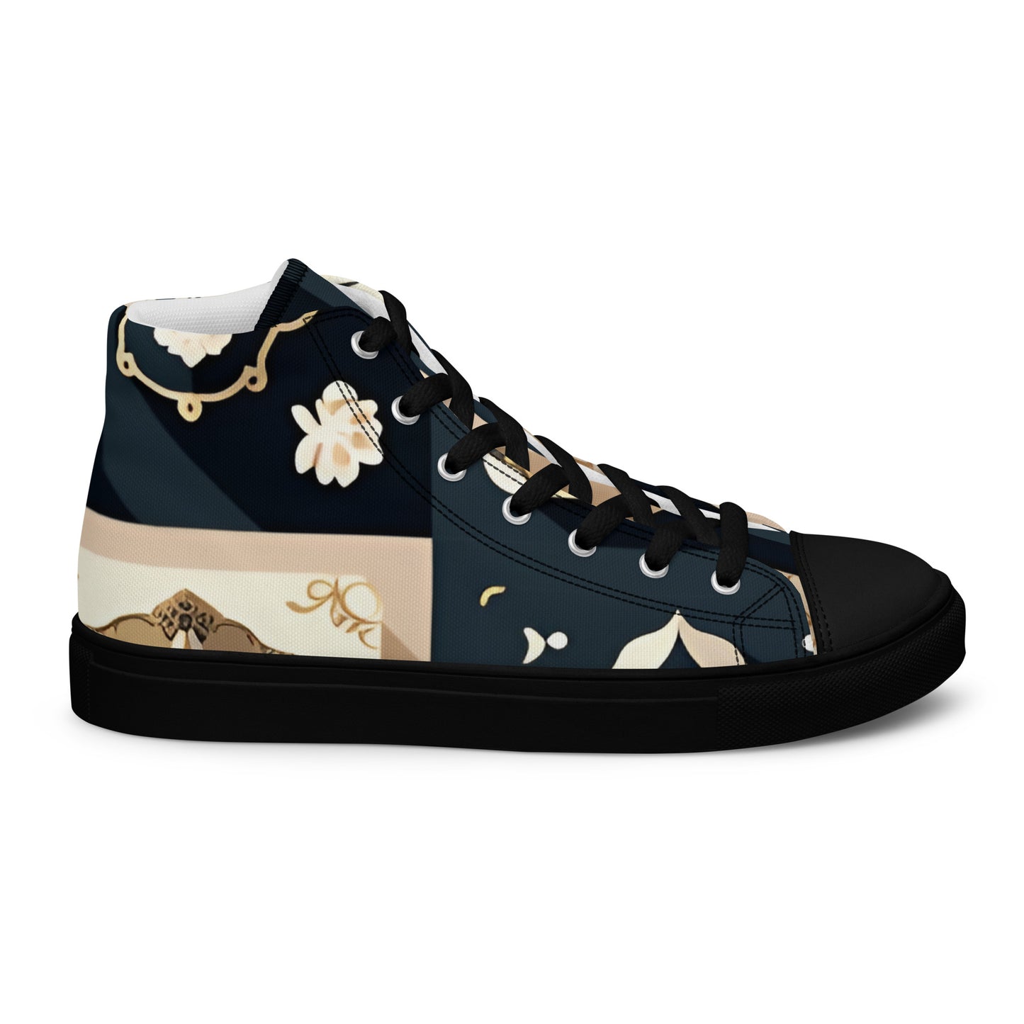 Men’s high top canvas shoes